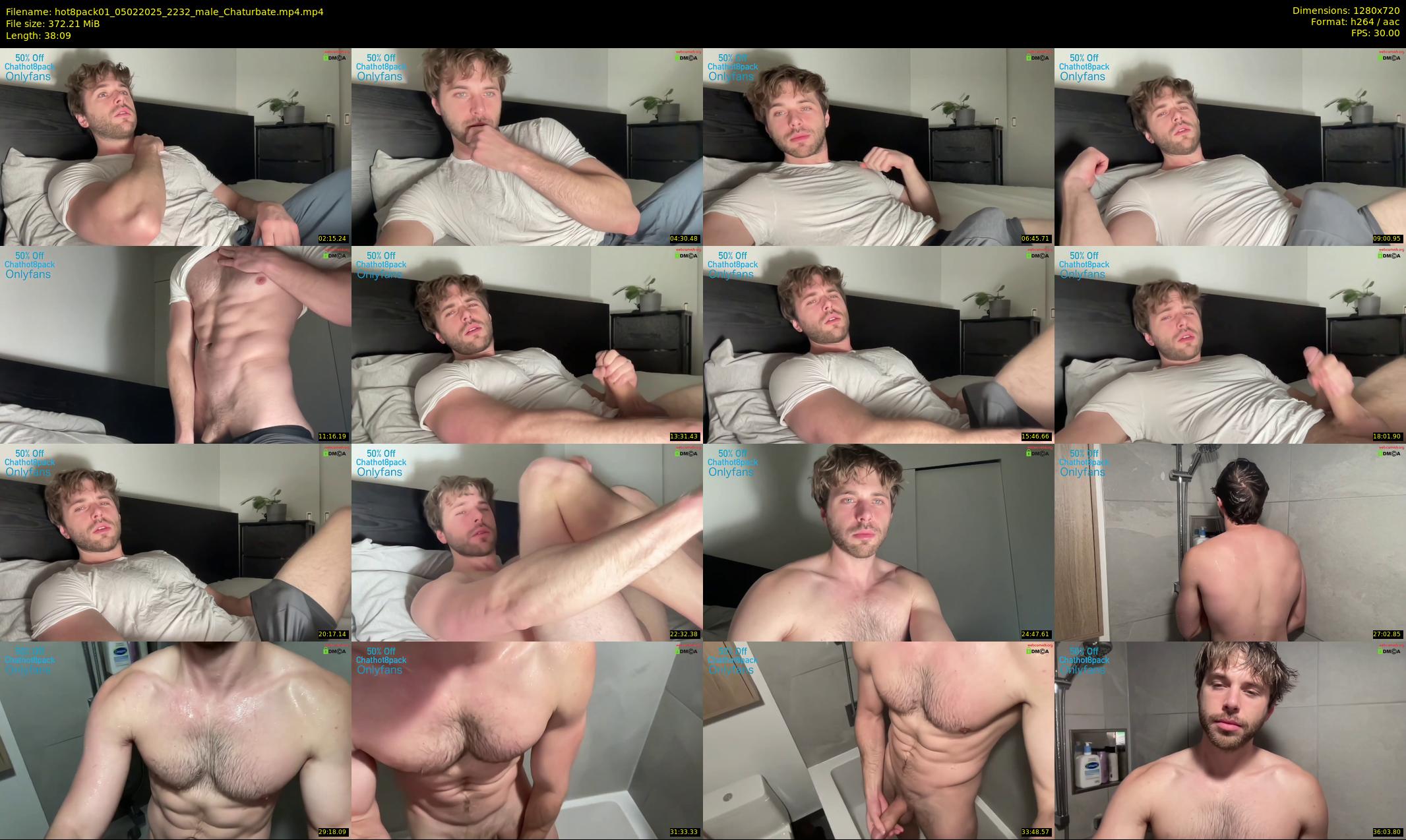 hot8pack01 — 39 minute Chaturbate male cam show recording, 720p, Feb 5, 2025