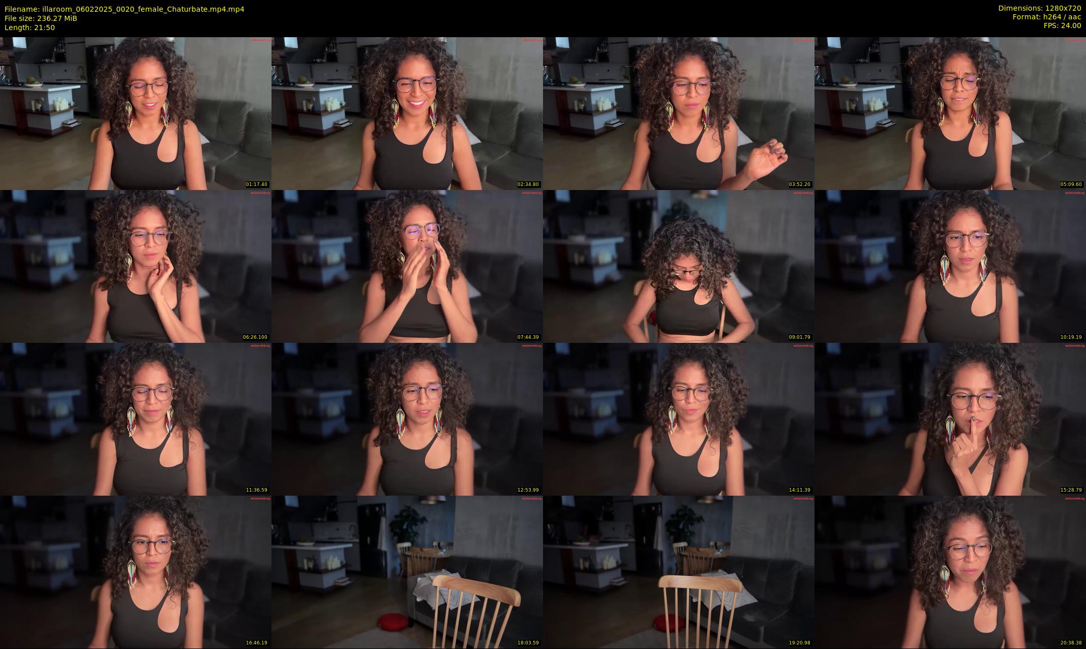 illaroom — 22 minute Chaturbate female cam show recording, 720p, Feb 6, 2025