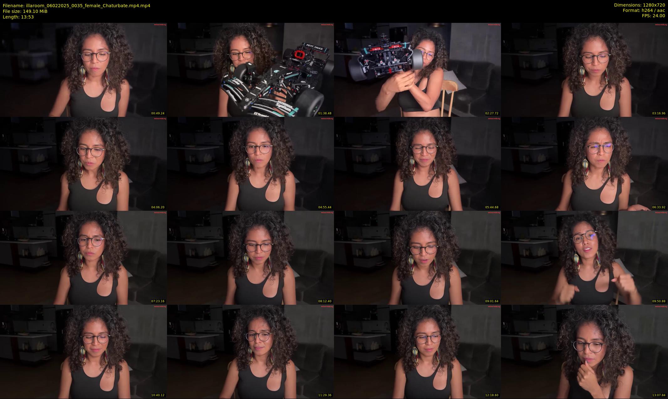 illaroom — 14 minute Chaturbate female cam show recording, 720p, Feb 6, 2025
