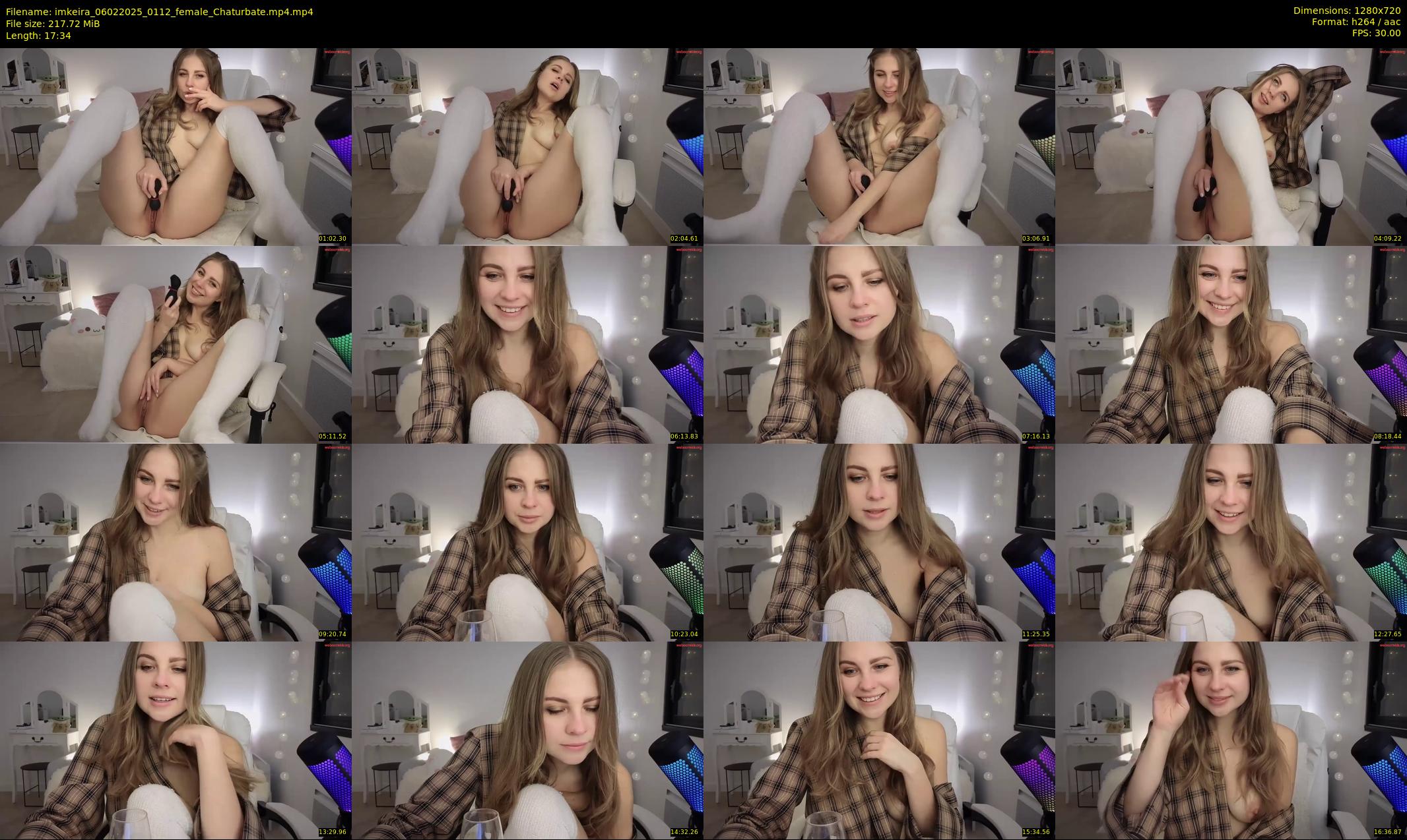 imkeira — 18 minute Chaturbate female cam show recording, 720p, Feb 6, 2025