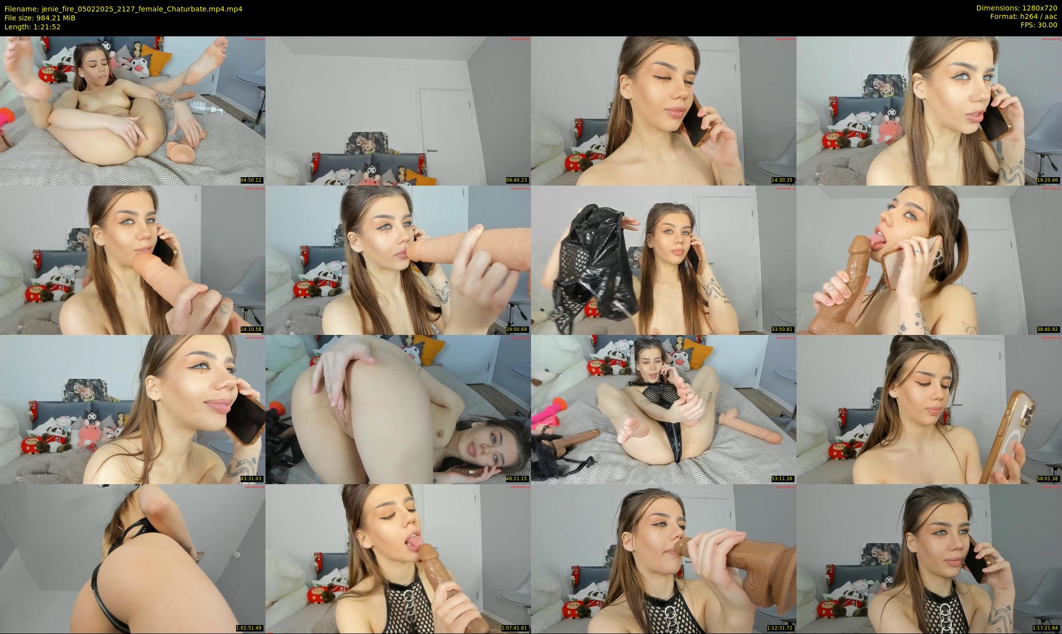 jenie_fire — 82 minute Chaturbate female cam show recording, 720p, Feb 5, 2025