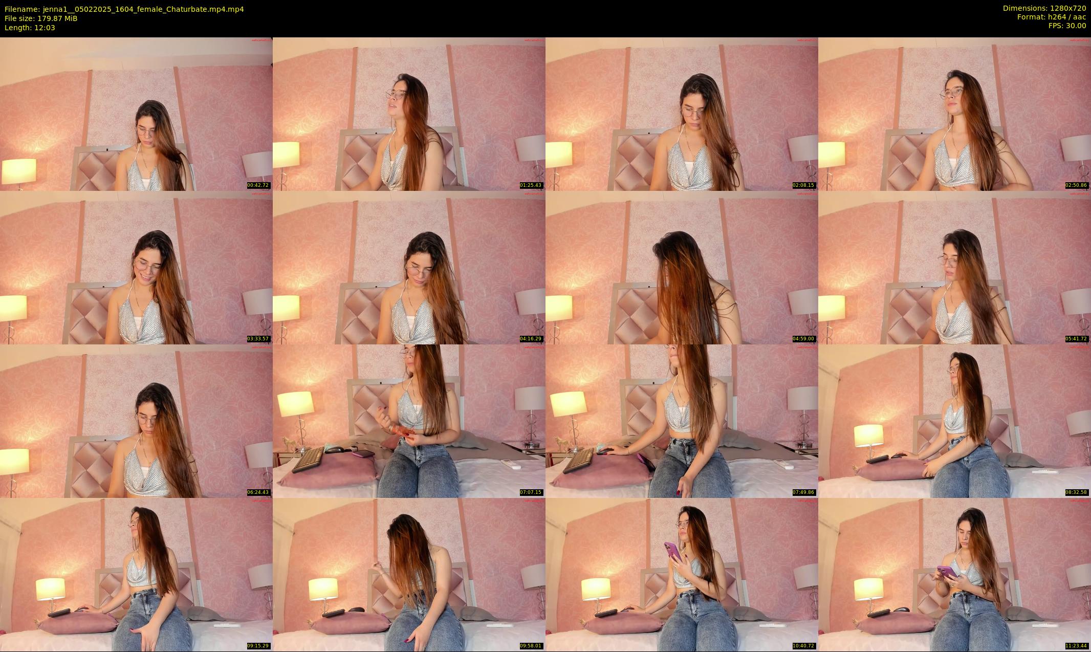 jenna1_ — 13 minute Chaturbate female cam show recording, 720p, Feb 5, 2025