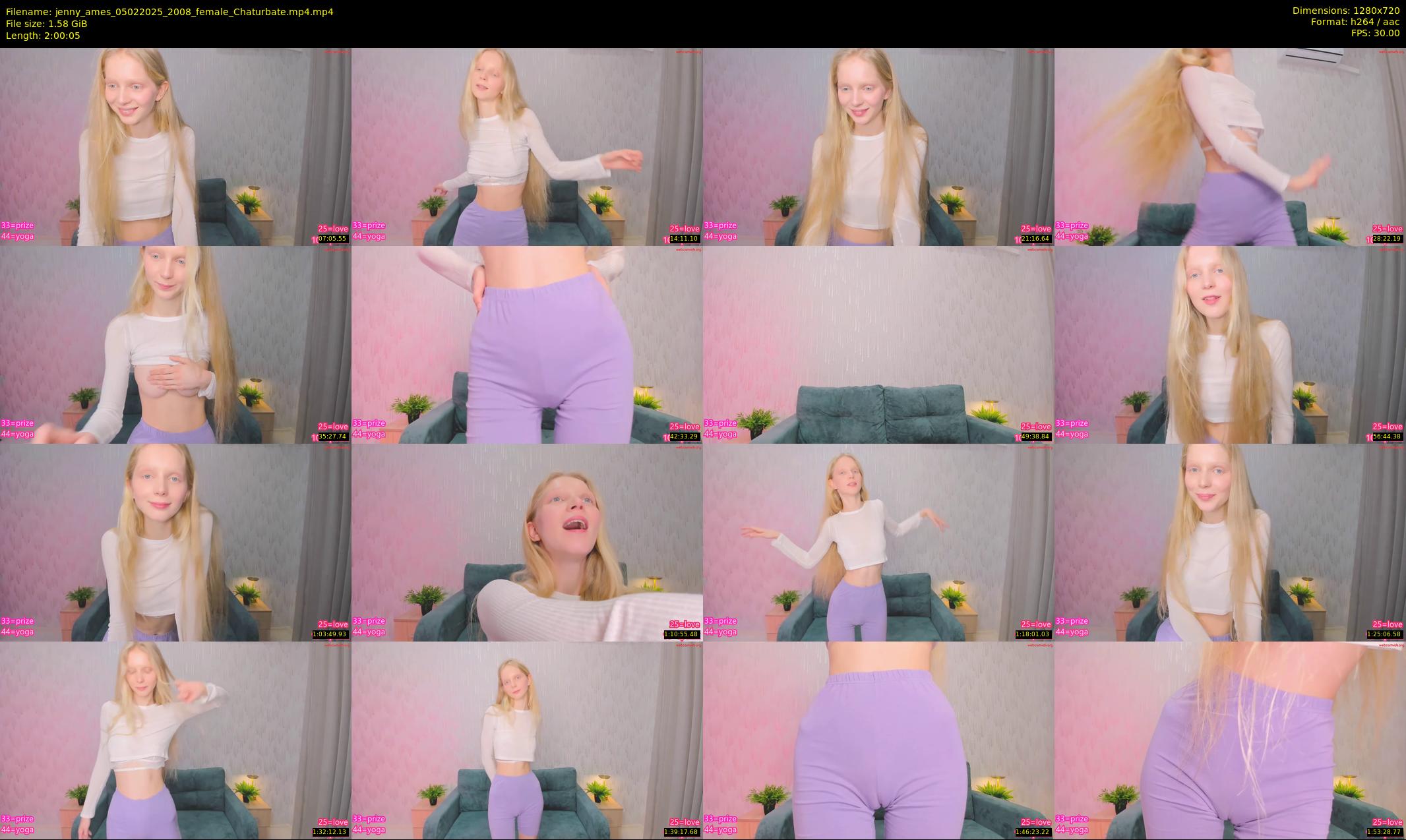 jenny_ames — 121 minute Chaturbate female cam show recording, 720p, Feb 5, 2025