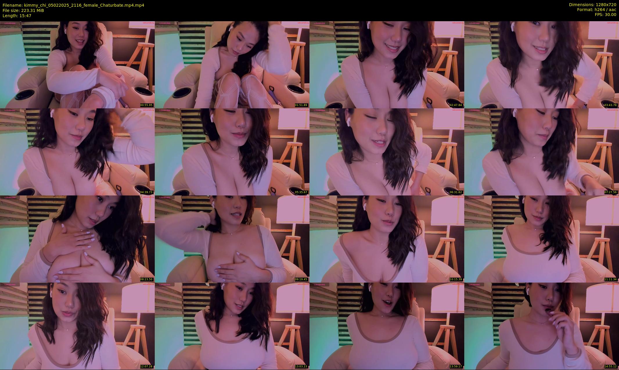 kimmy_chi — 16 minute Chaturbate female cam show recording, 720p, Feb 5, 2025