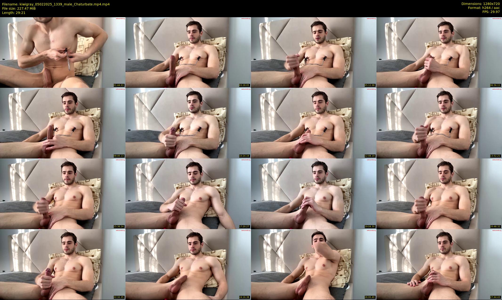 kiwigray — 30 minute Chaturbate male cam show recording, 720p, Feb 5, 2025