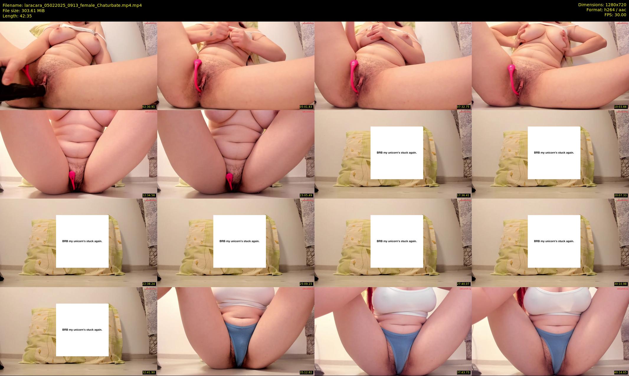 laracara — 43 minute Chaturbate female cam show recording, 720p, Feb 5, 2025