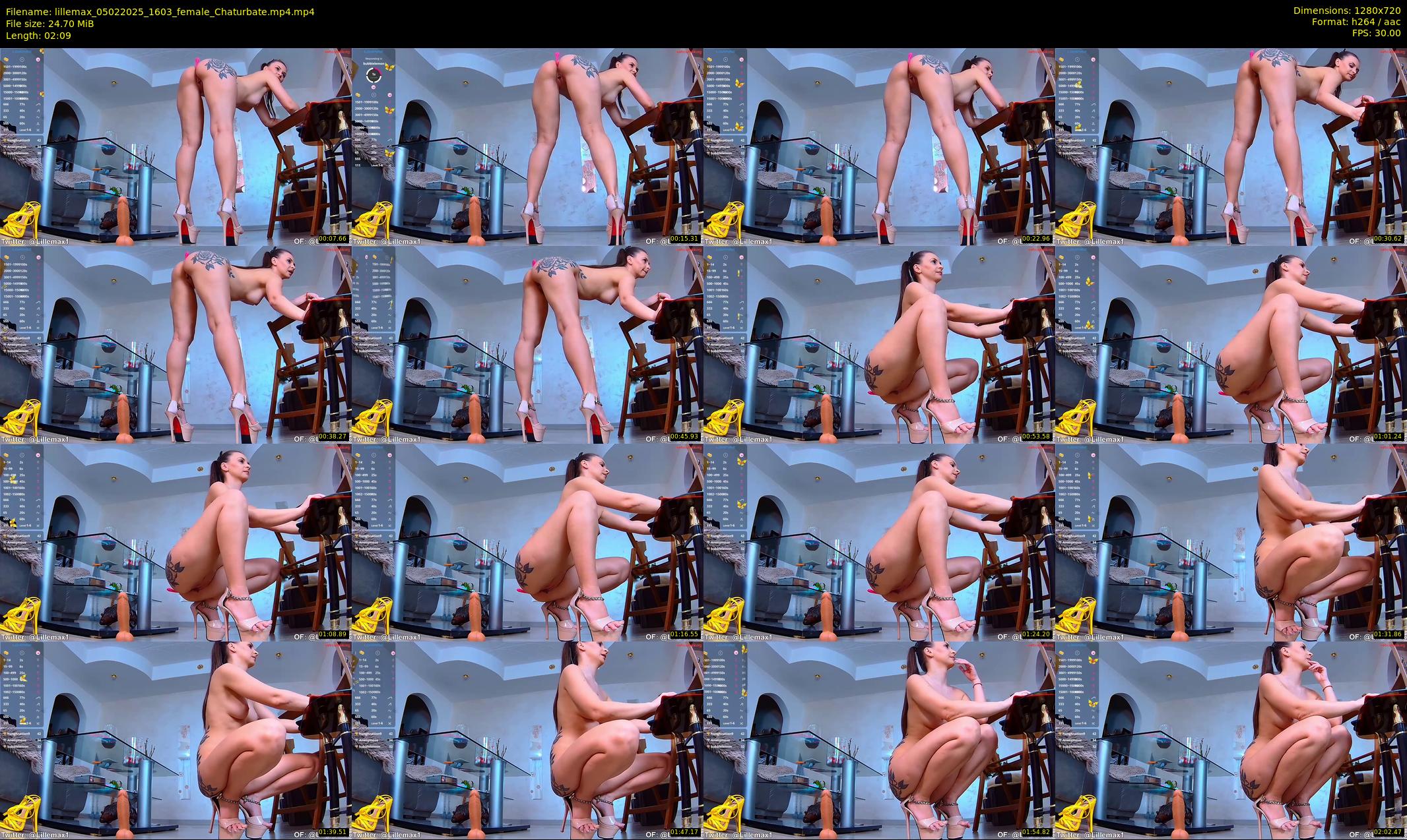 lillemax — 3 minute Chaturbate female cam show recording, 720p, Feb 5, 2025