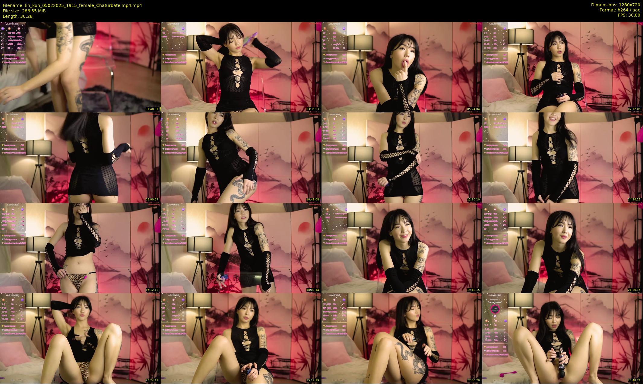 lin_kun — 31 minute Chaturbate female cam show recording, 720p, Feb 5, 2025