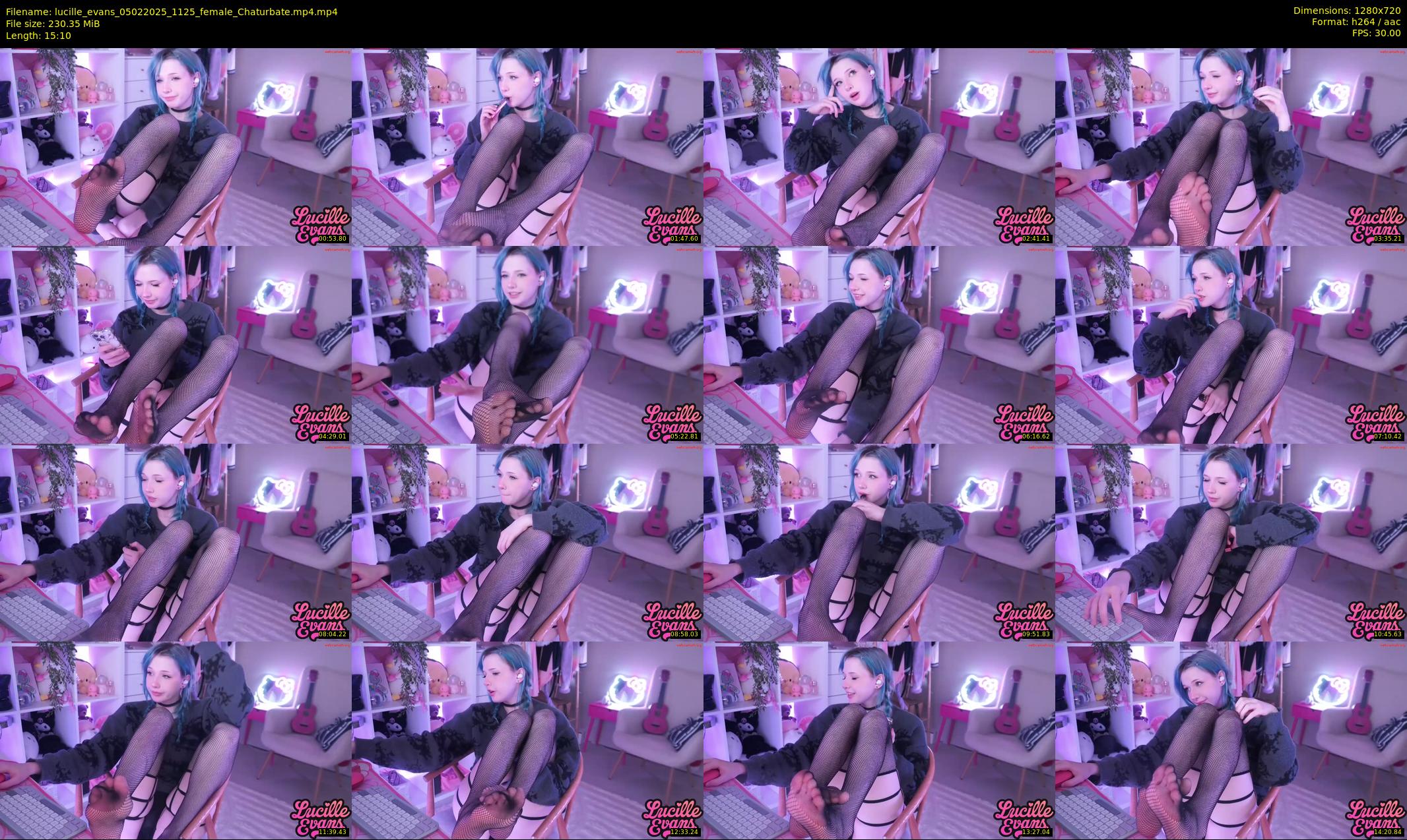 lucille_evans — 16 minute Chaturbate female cam show recording, 720p, Feb 5, 2025