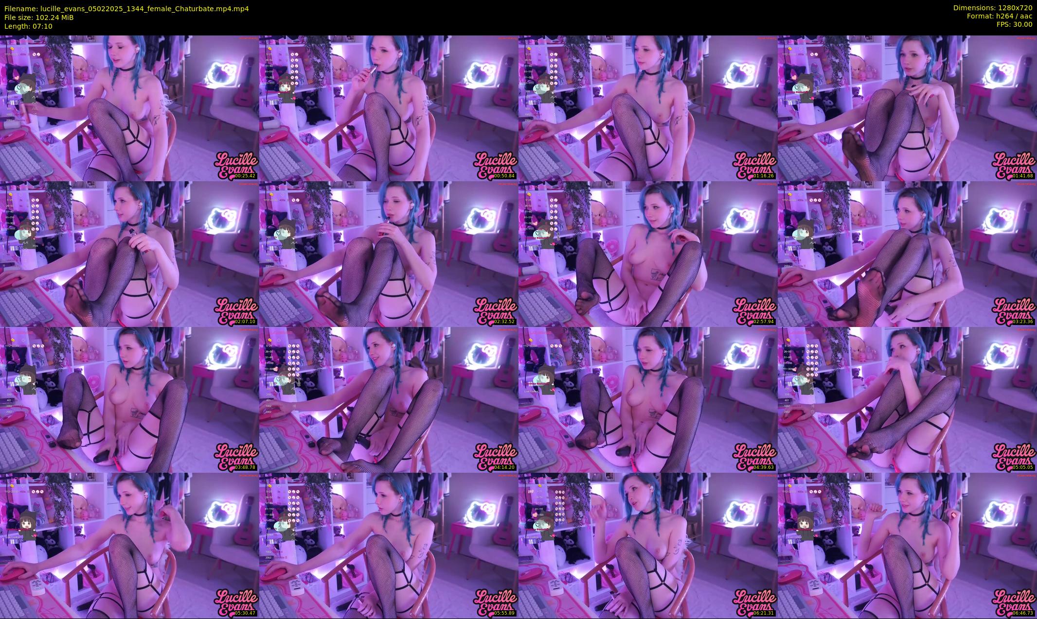 lucille_evans — 8 minute Chaturbate female cam show recording, 720p, Feb 5, 2025
