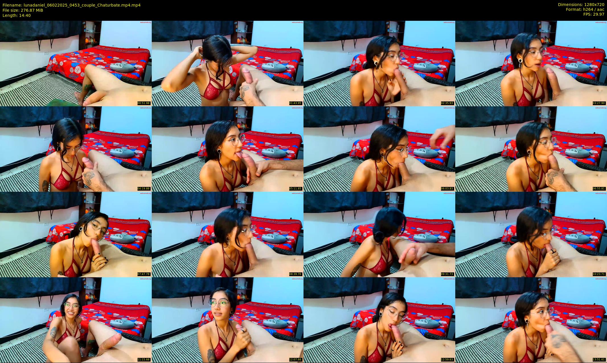 lunadaniel — 15 minute Chaturbate couple cam show recording, 720p, Feb 6, 2025