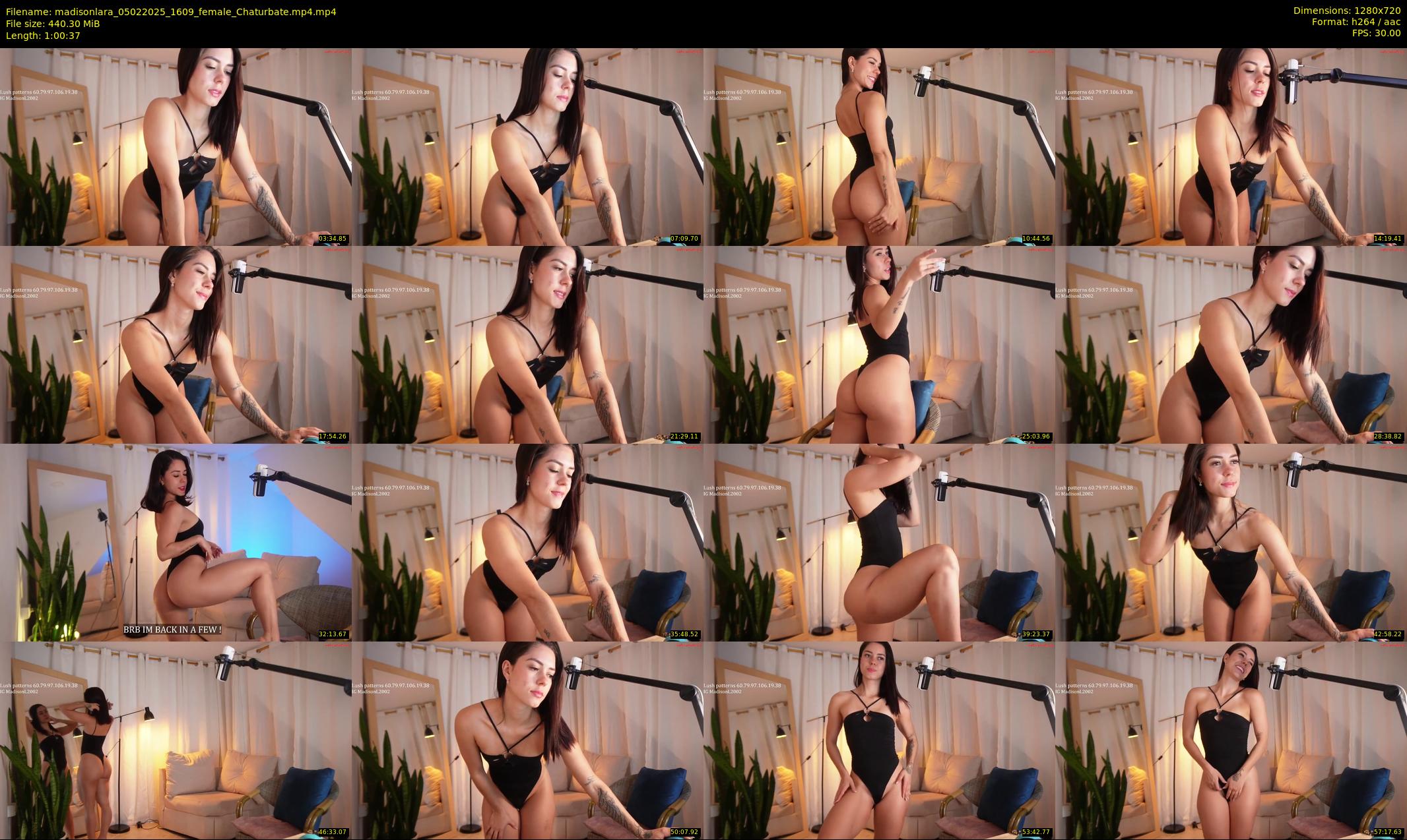 madisonlara — 61 minute Chaturbate female cam show recording, 720p, Feb 5, 2025