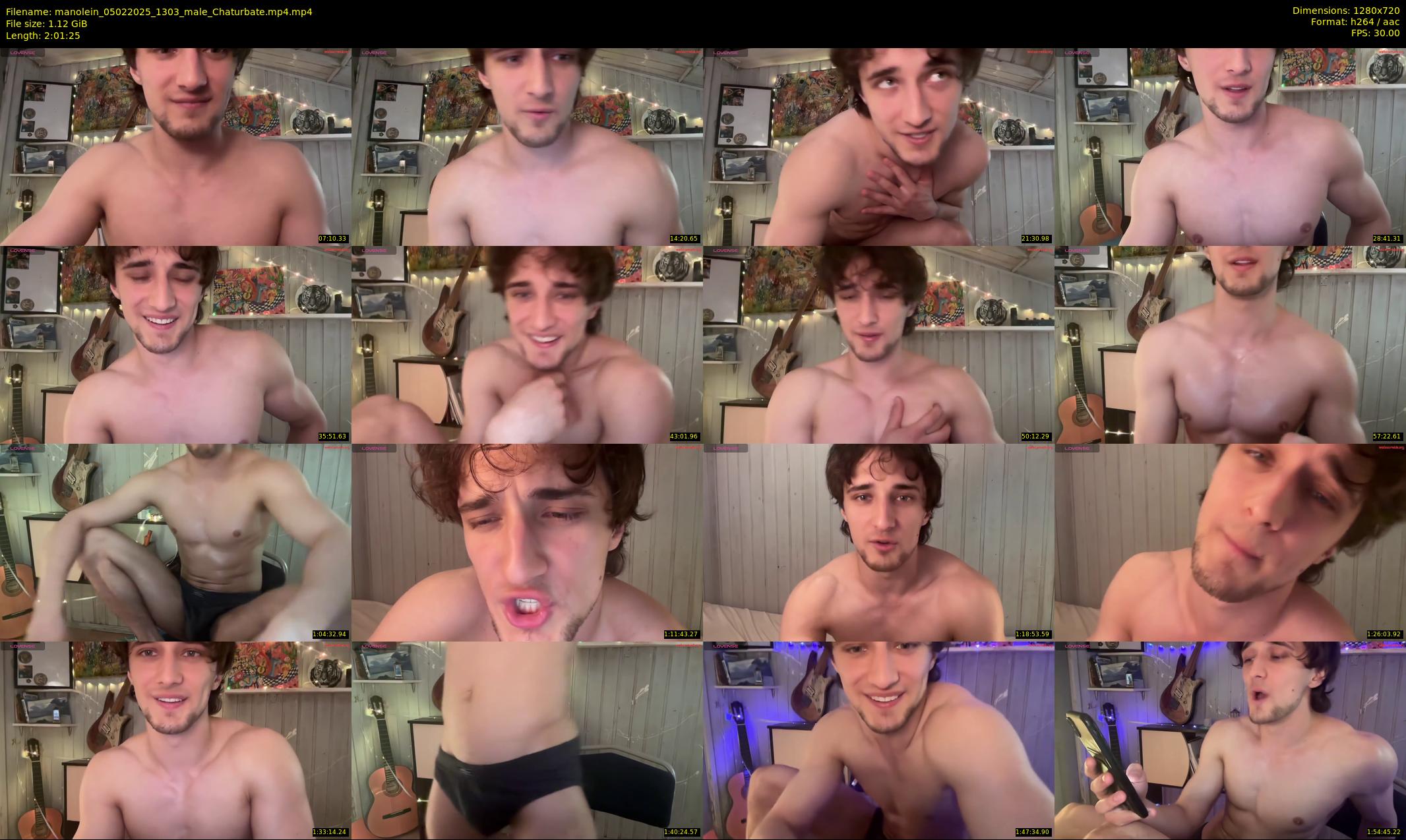 manolein — 122 minute Chaturbate male cam show recording, 720p, Feb 5, 2025