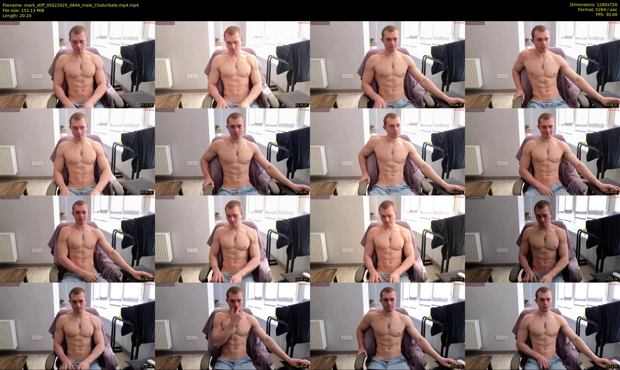 mark_stiff — 21 minute Chaturbate male cam show recording, 720p, Feb 5, 2025