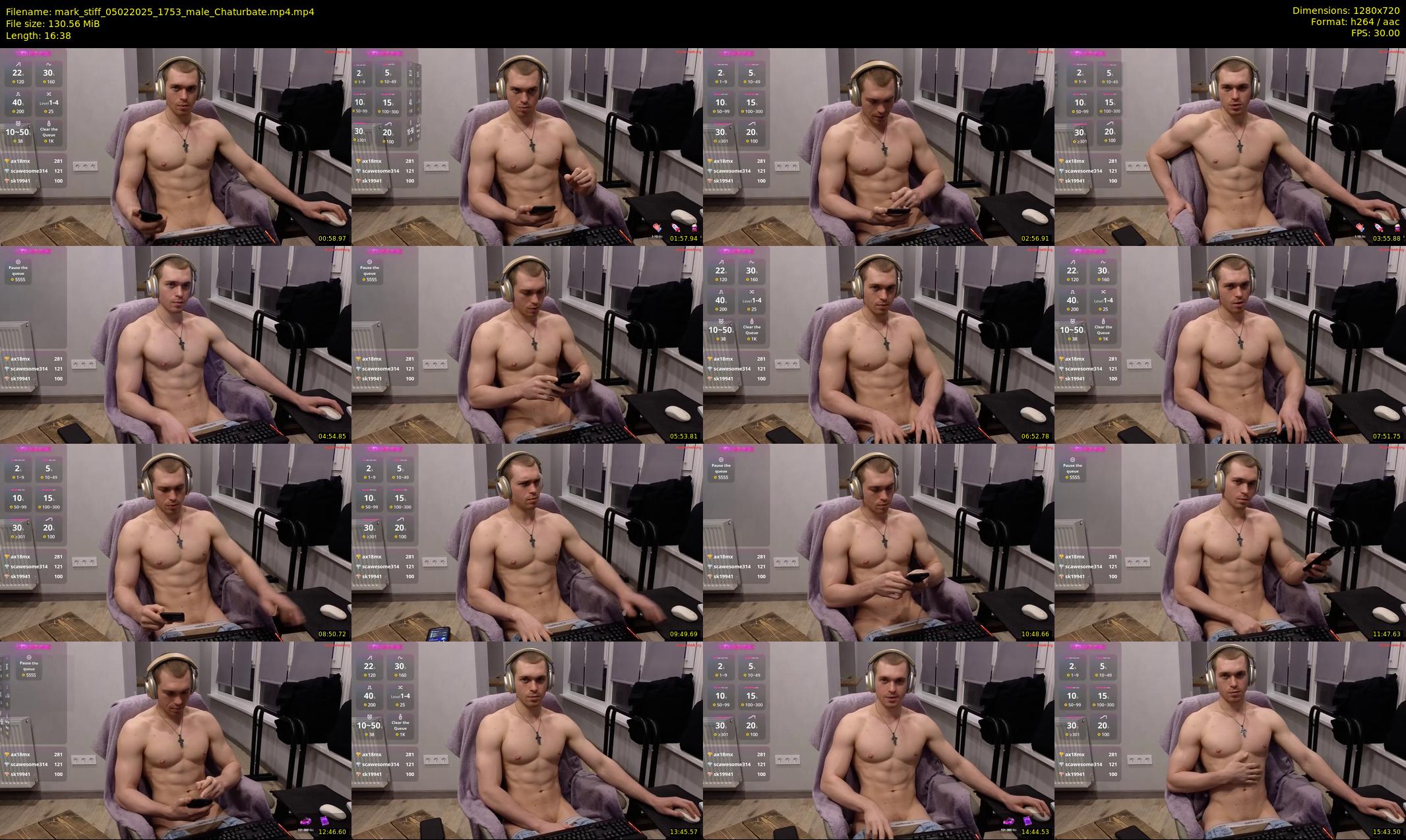 mark_stiff — 17 minute Chaturbate male cam show recording, 720p, Feb 5, 2025