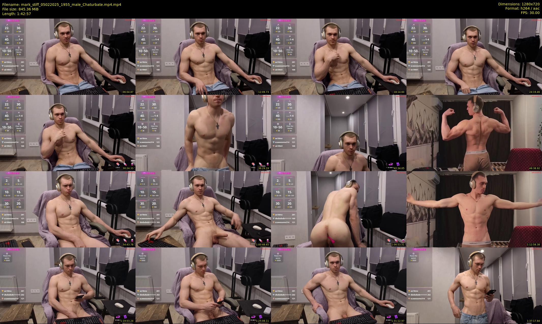mark_stiff — 103 minute Chaturbate male cam show recording, 720p, Feb 5, 2025