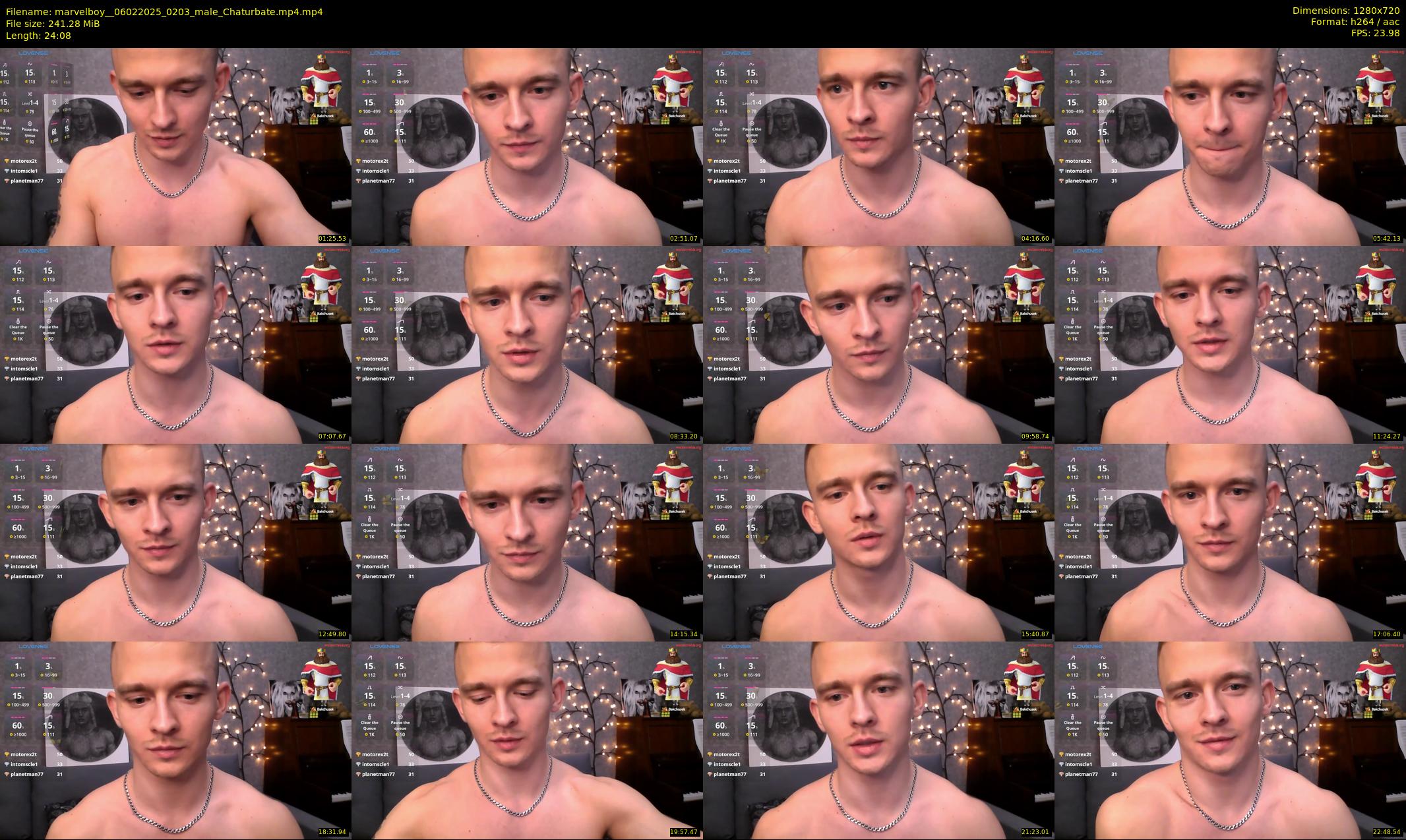 marvelboy_ — 25 minute Chaturbate male cam show recording, 720p, Feb 6, 2025
