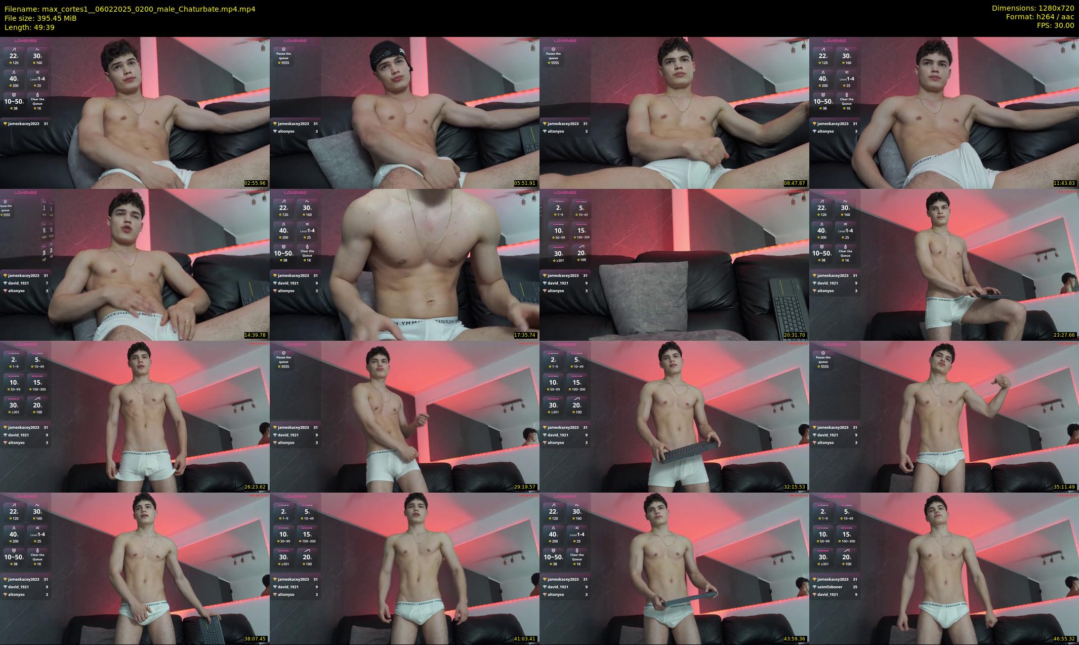 max_cortes1_ — 50 minute Chaturbate male cam show recording, 720p, Feb 6, 2025