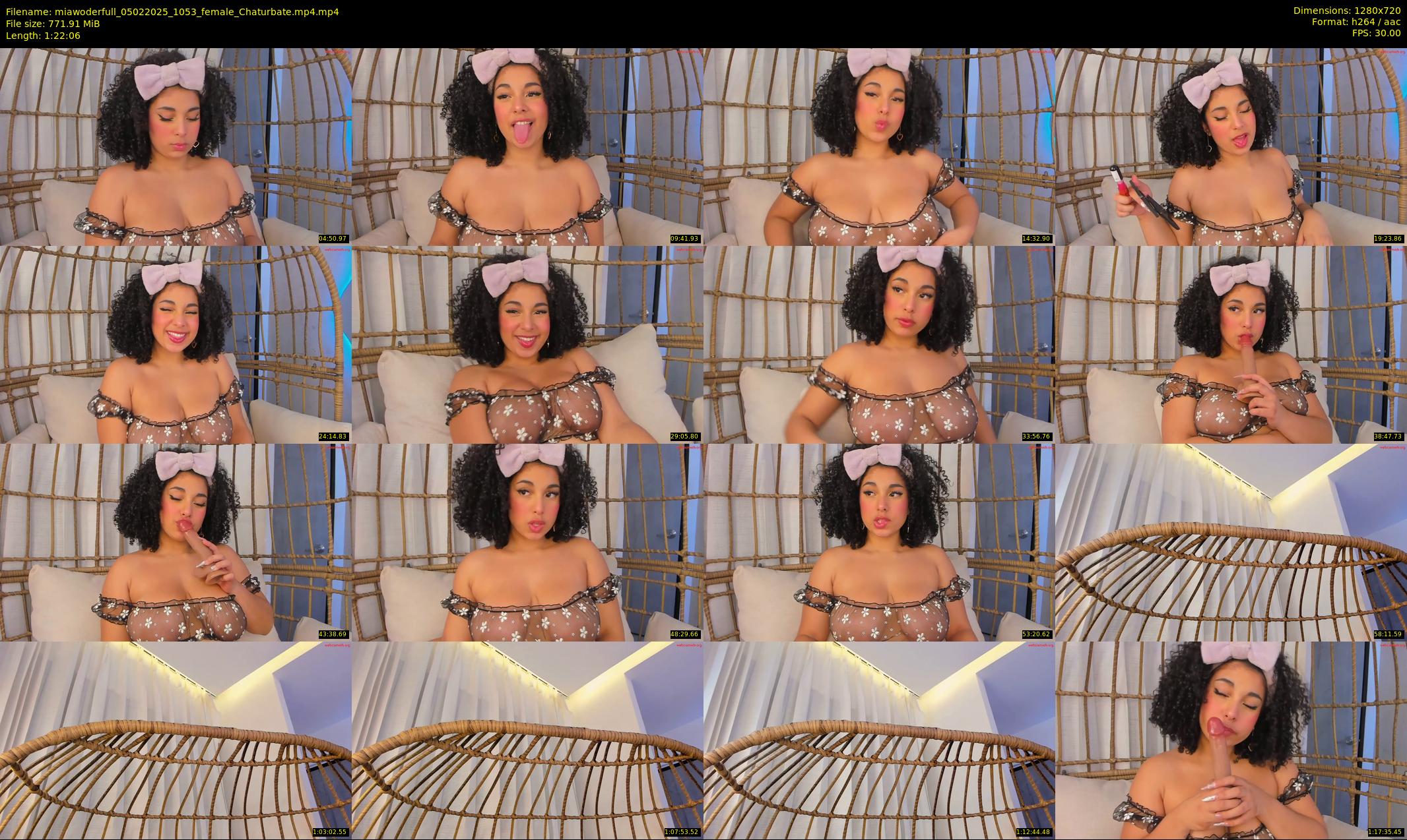 miawoderfull — 83 minute Chaturbate female cam show recording, 720p, Feb 5, 2025
