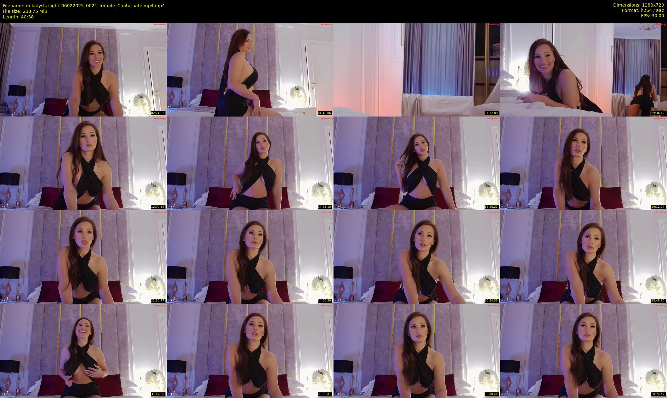 miladystarlight — 41 minute Chaturbate female cam show recording, 720p, Feb 6, 2025