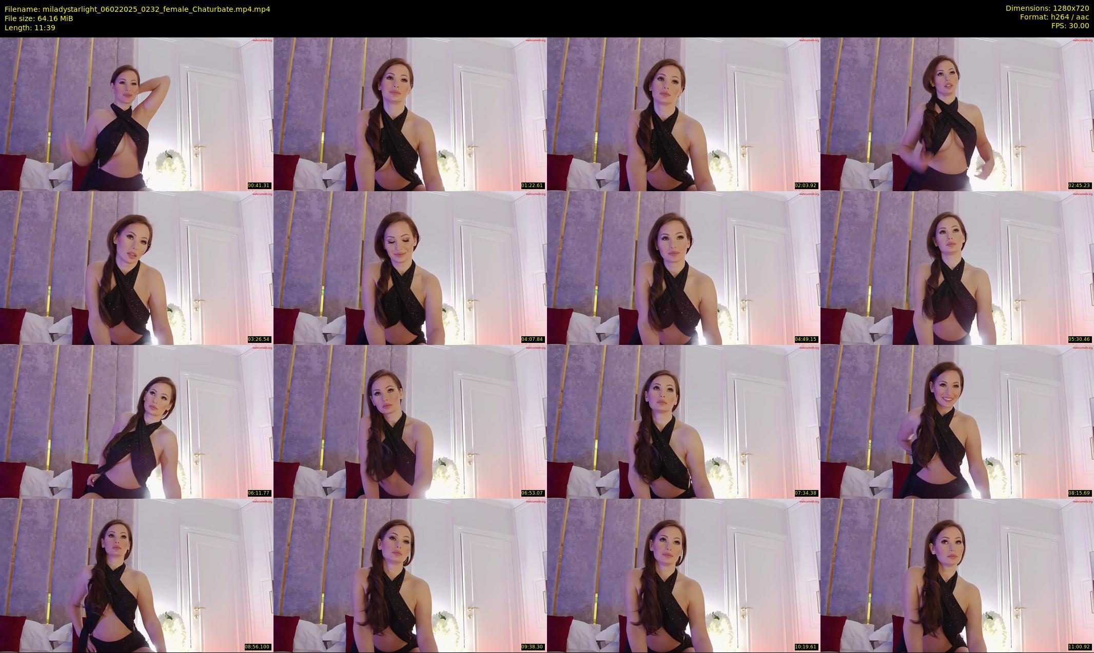 miladystarlight — 12 minute Chaturbate female cam show recording, 720p, Feb 6, 2025