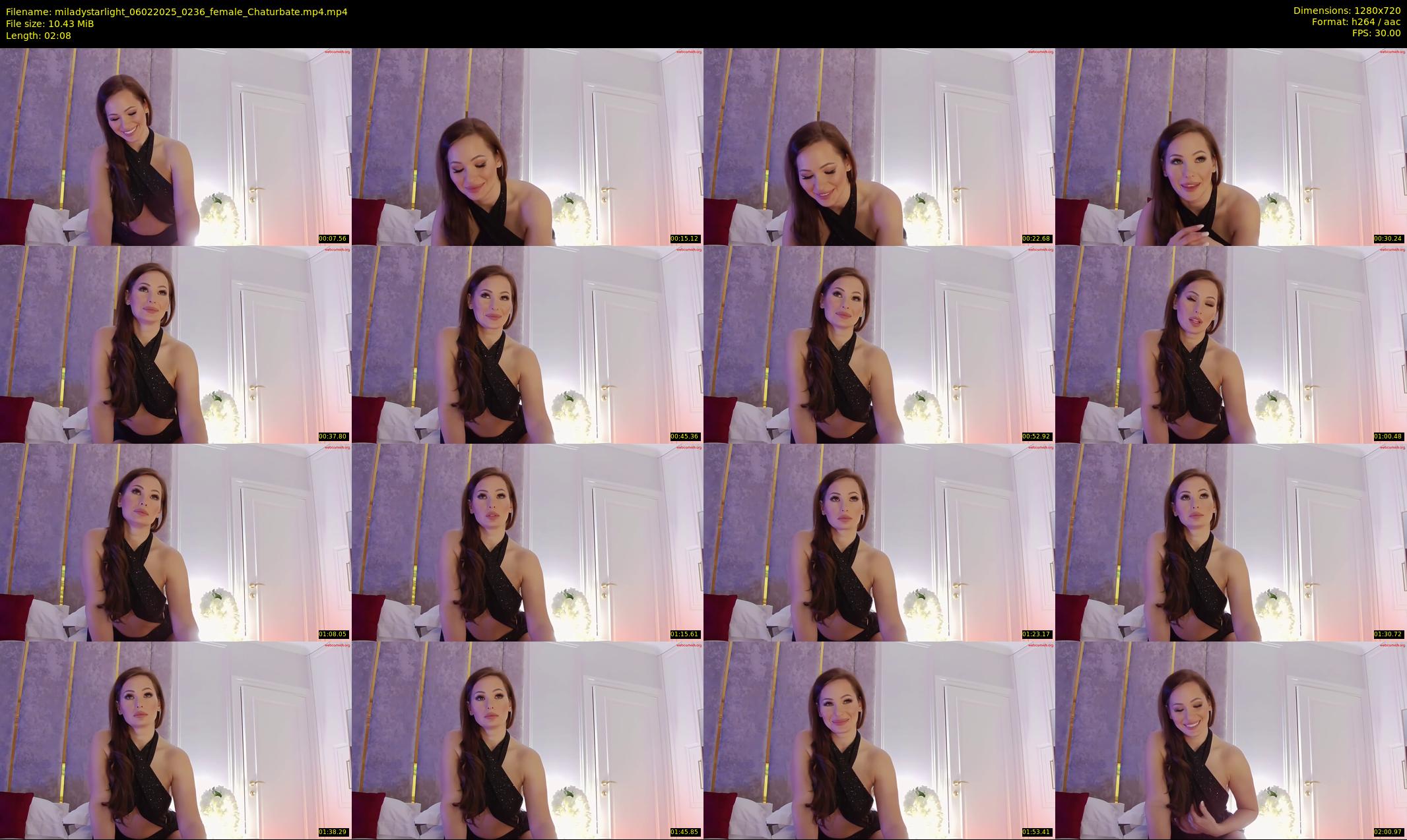 miladystarlight — 3 minute Chaturbate female cam show recording, 720p, Feb 6, 2025
