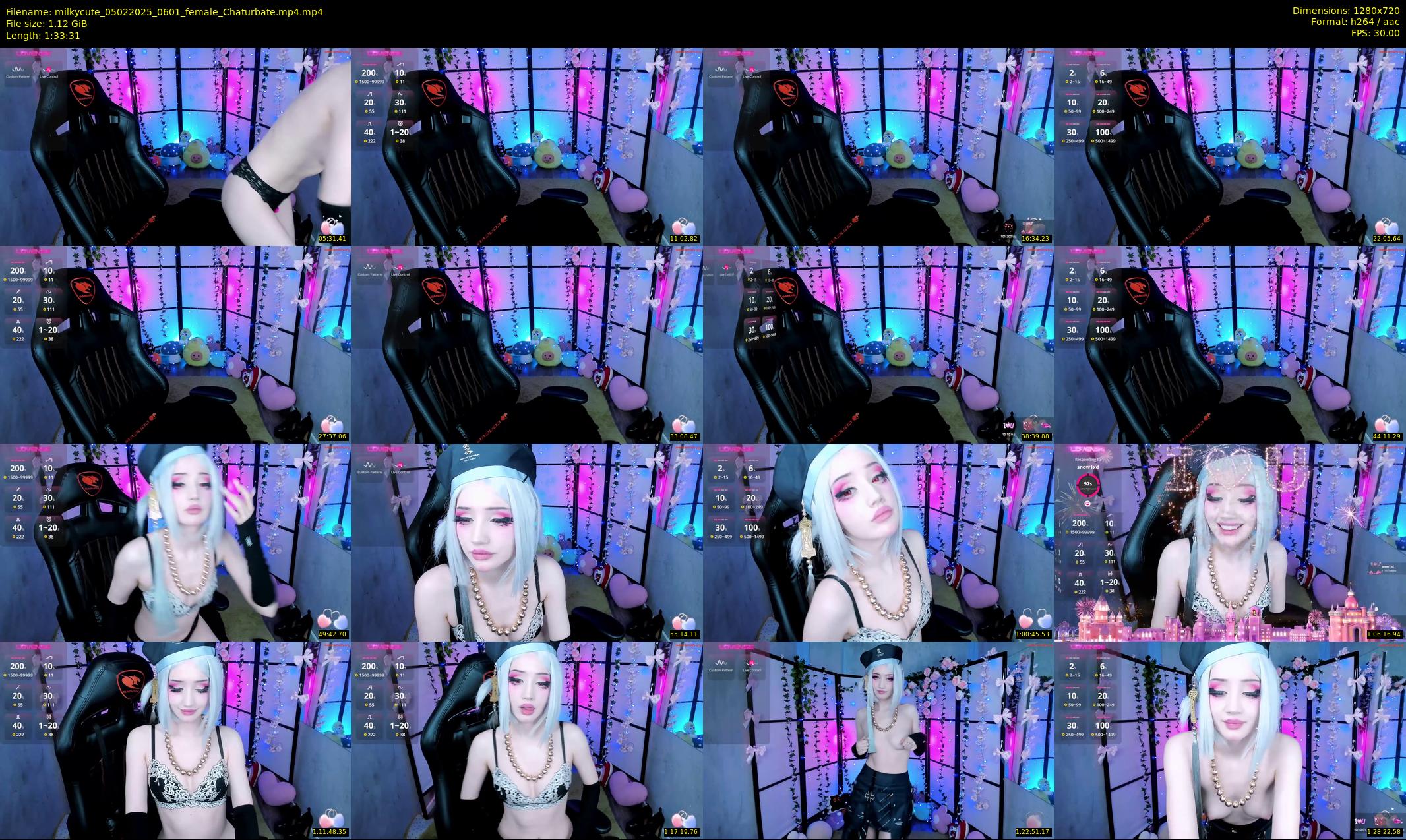milkycute — 94 minute Chaturbate female cam show recording, 720p, Feb 5, 2025