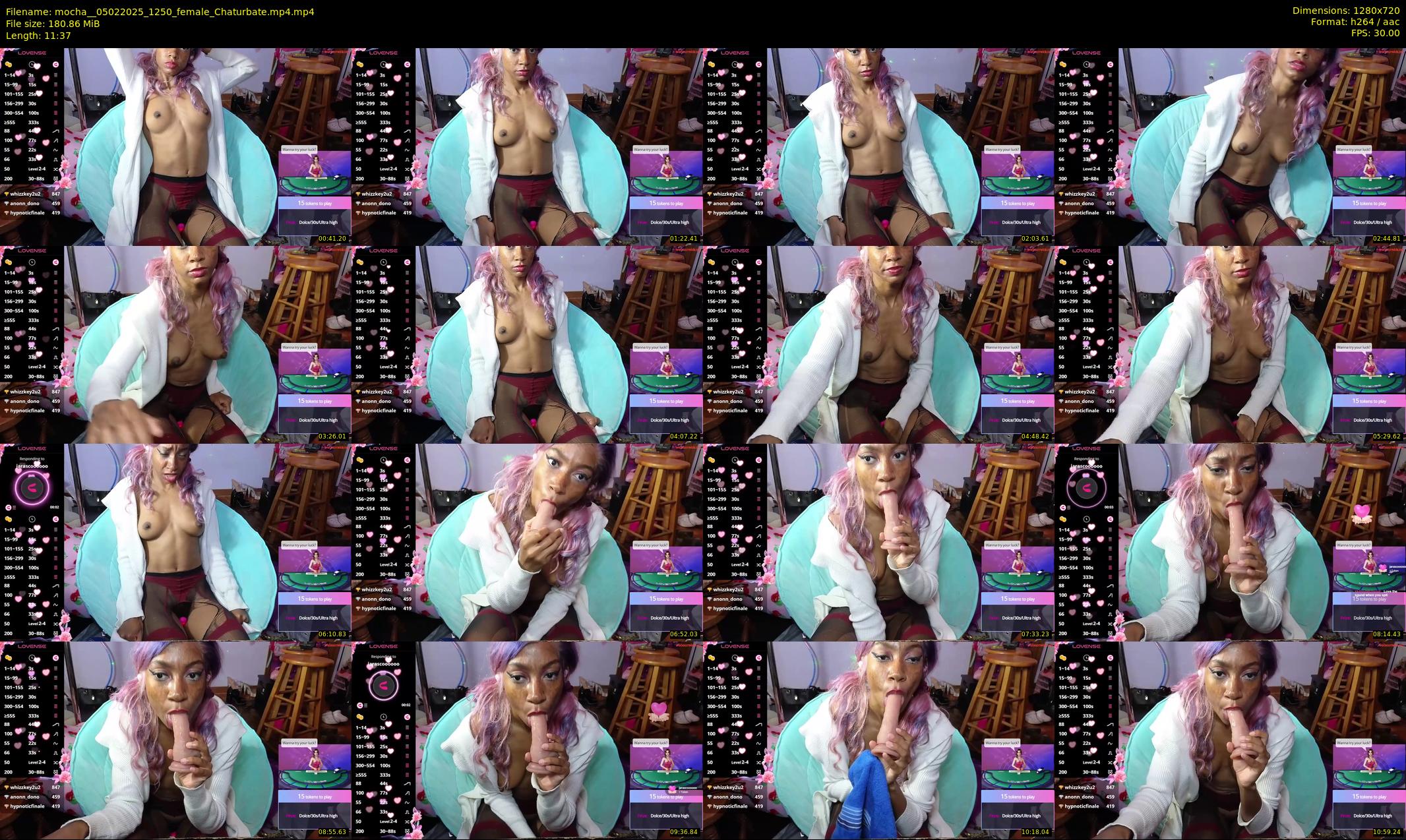 mocha_ — 12 minute Chaturbate female cam show recording, 720p, Feb 5, 2025