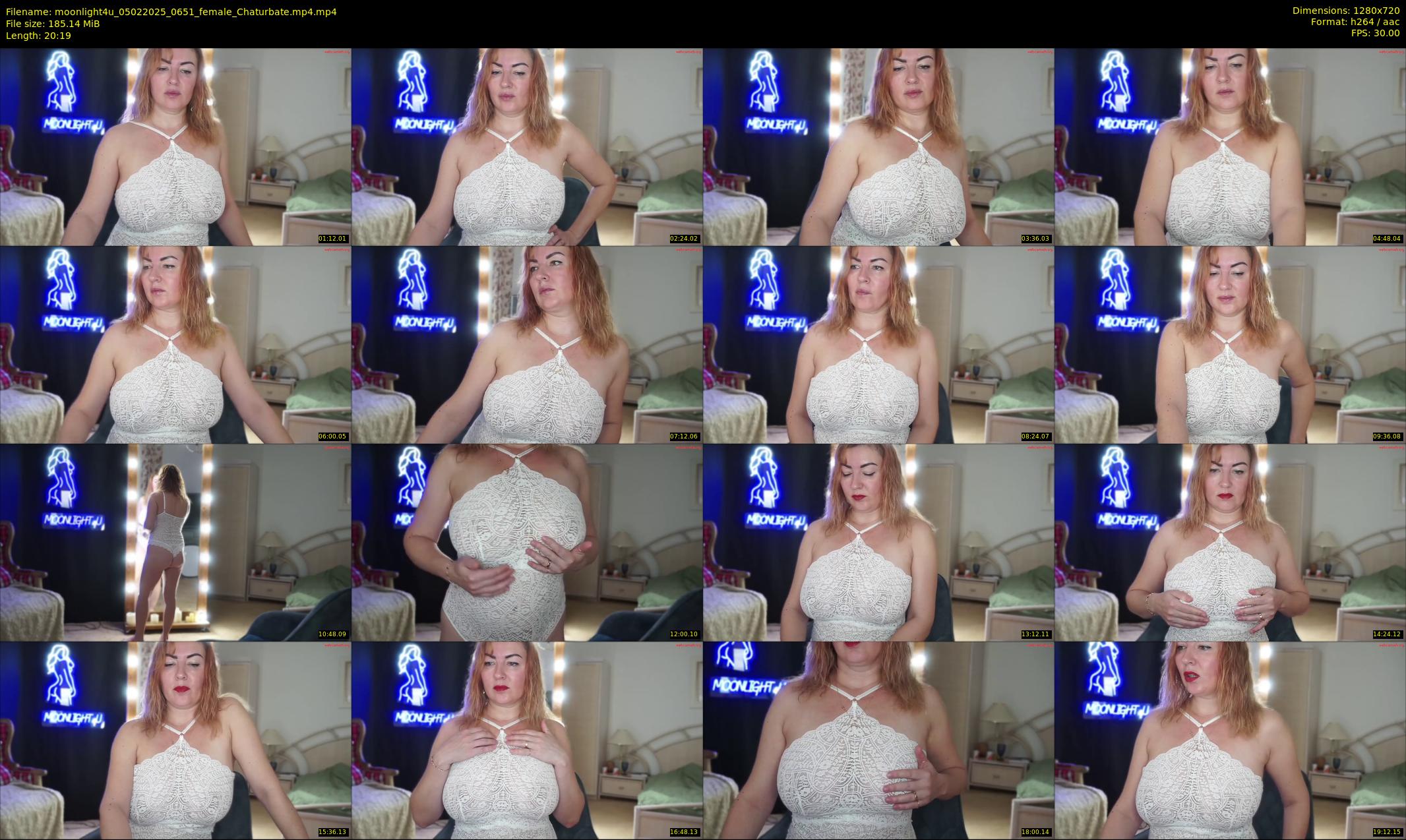 moonlight4u — 21 minute Chaturbate female cam show recording, 720p, Feb 5, 2025
