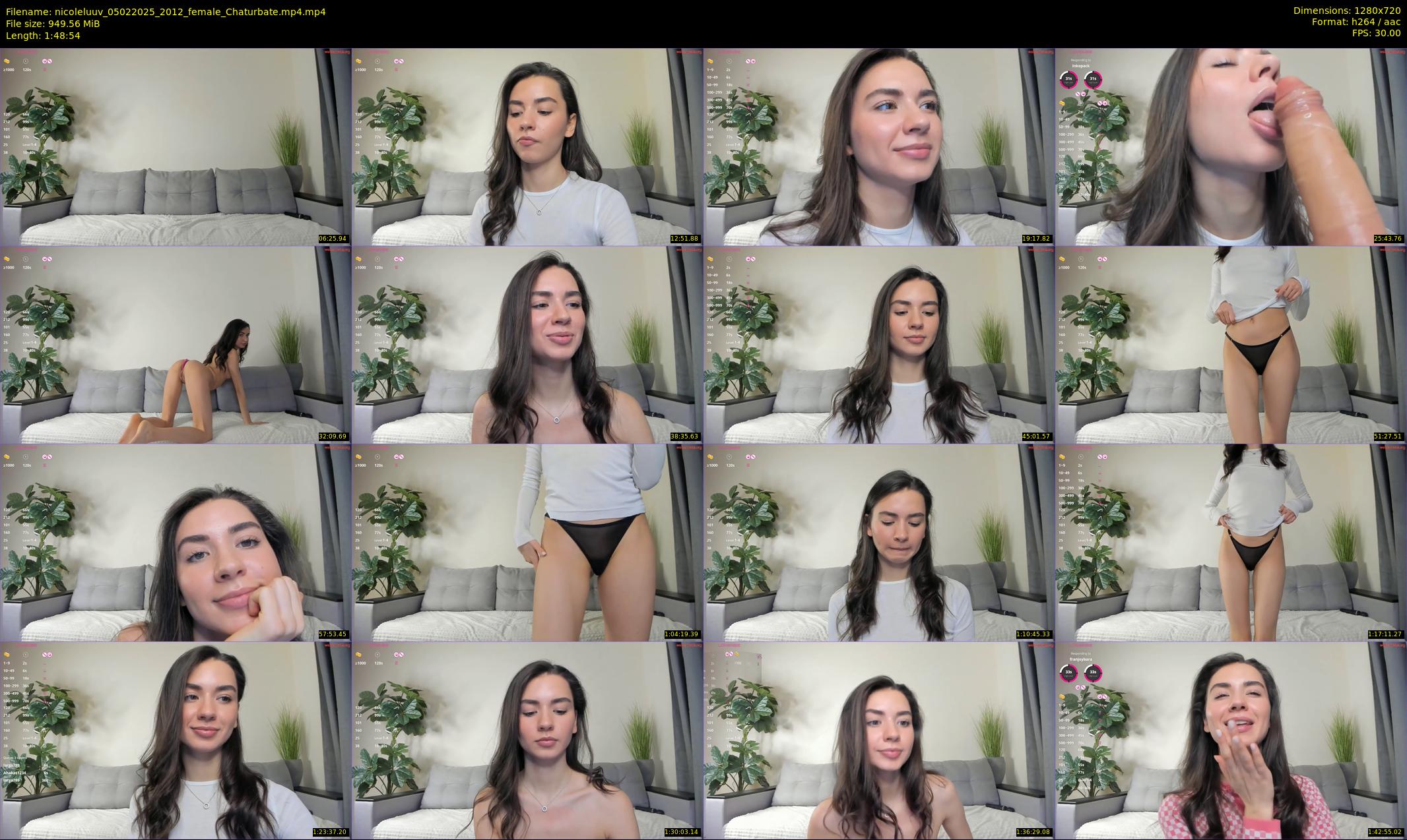 nicoleluuv — 109 minute Chaturbate female cam show recording, 720p, Feb 5, 2025