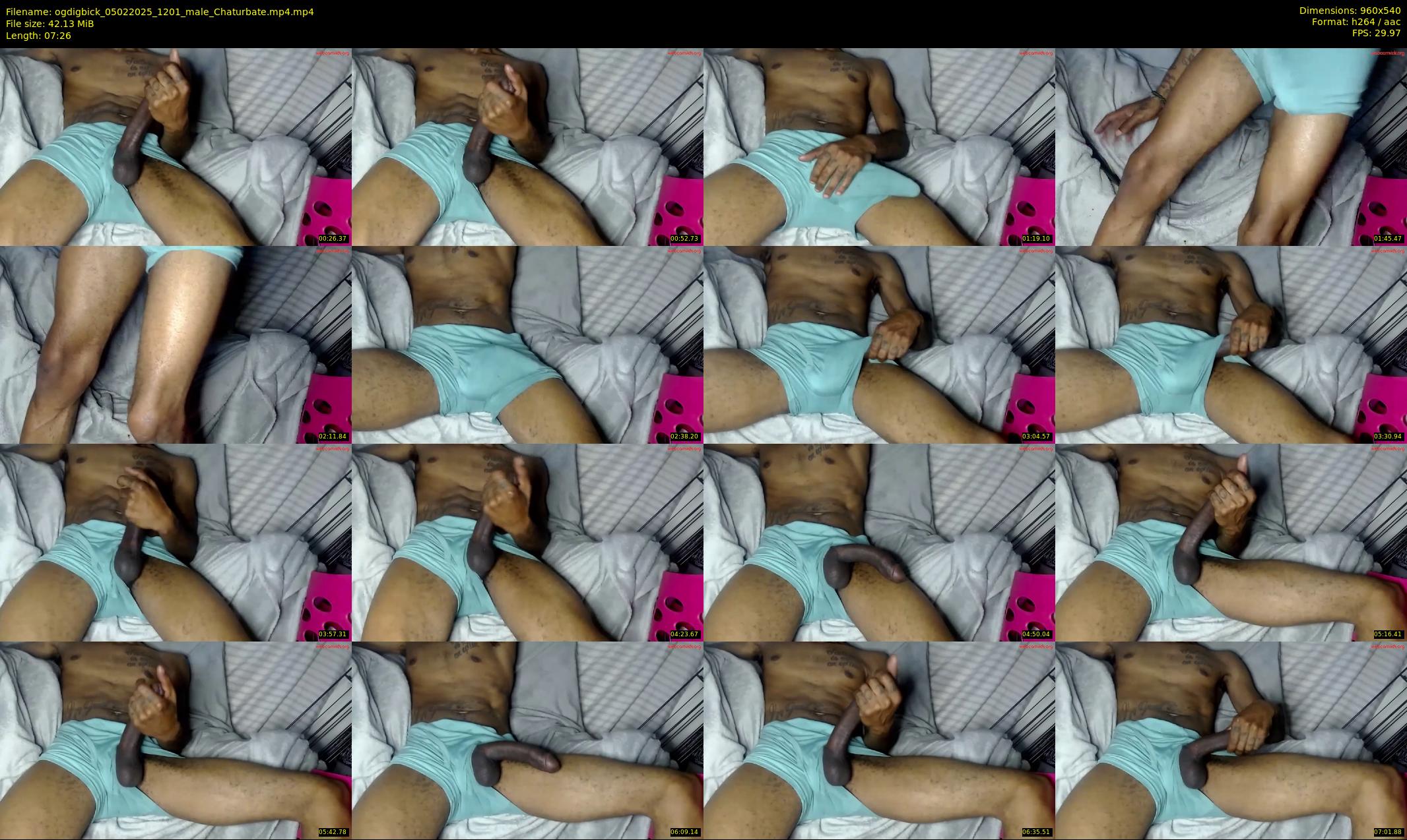 ogdigbick — 8 minute Chaturbate male cam show recording, 480p, Feb 5, 2025