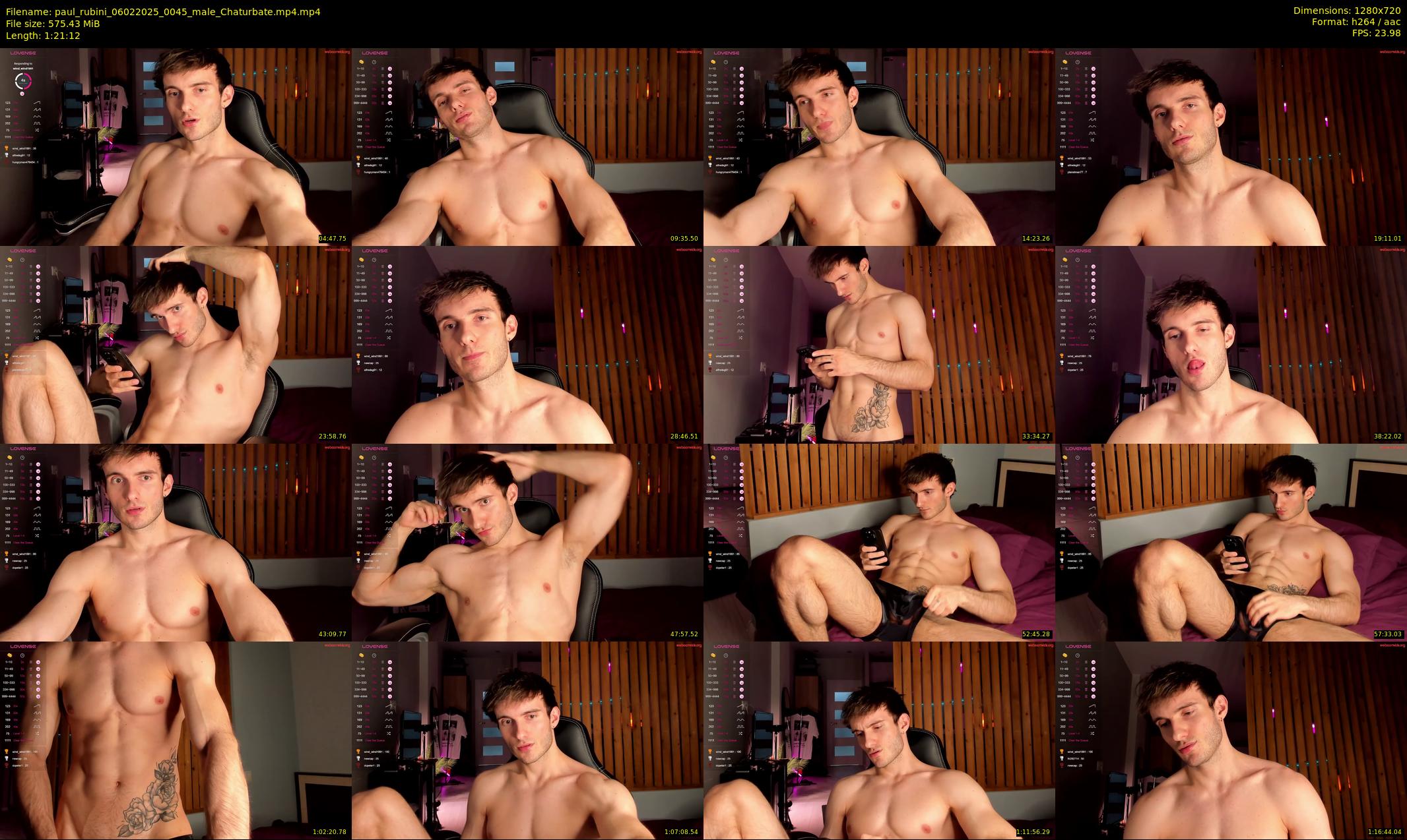 paul_rubini — 82 minute Chaturbate male cam show recording, 720p, Feb 6, 2025