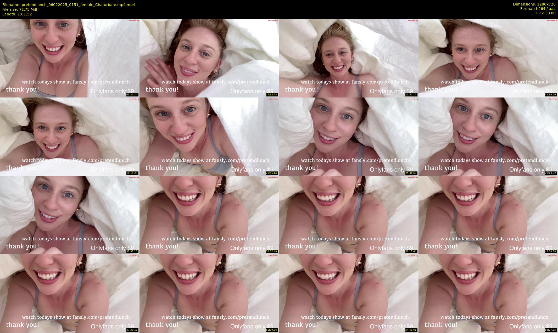 pretendlunch — 62 minute Chaturbate couple cam show recording, 720p, Feb 6, 2025