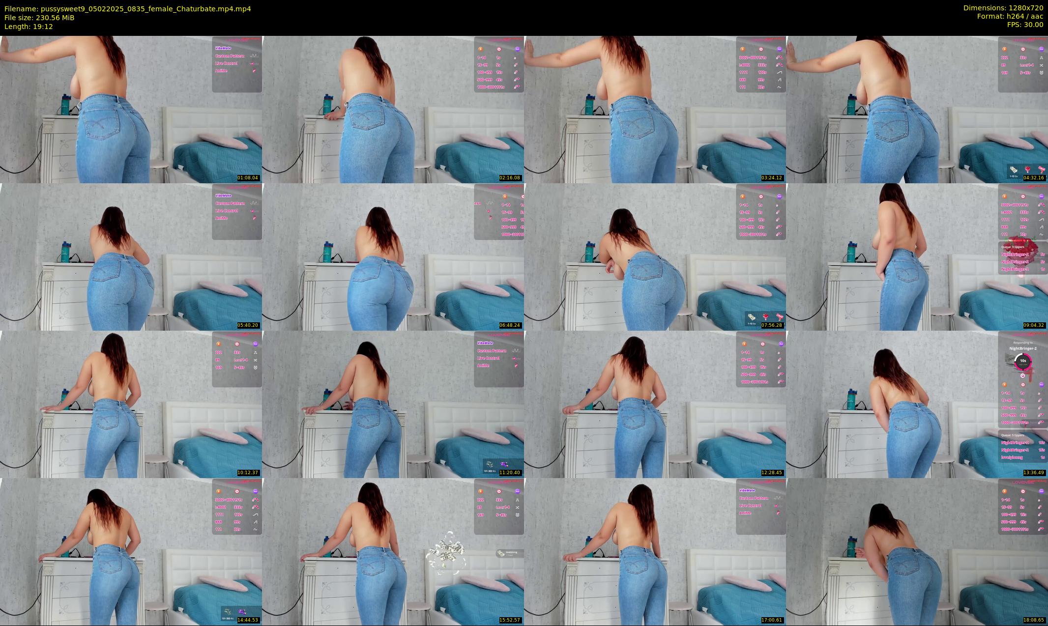 pussysweet9 — 20 minute Chaturbate female cam show recording, 720p, Feb 5, 2025