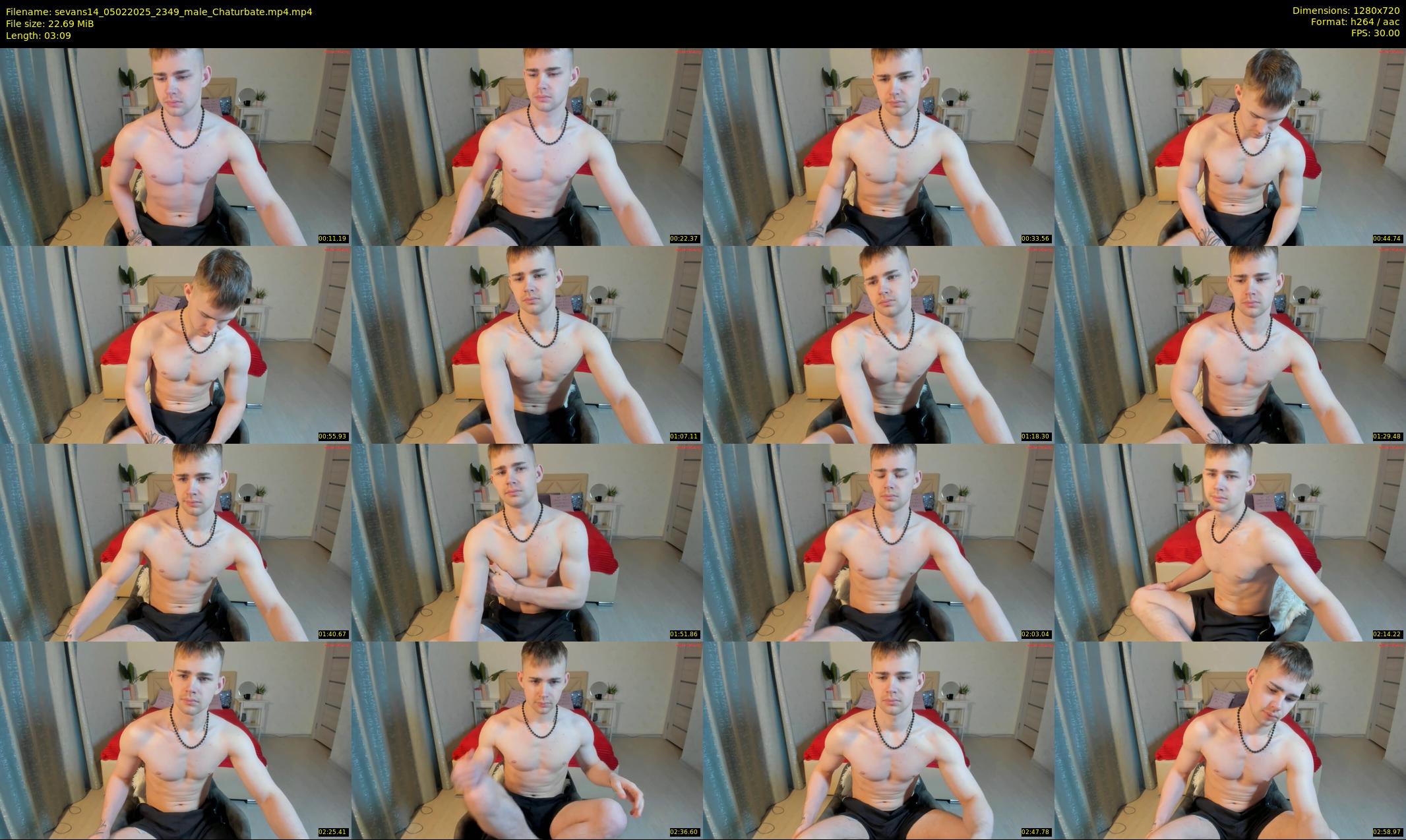 sevans14 — 4 minute Chaturbate male cam show recording, 720p, Feb 5, 2025