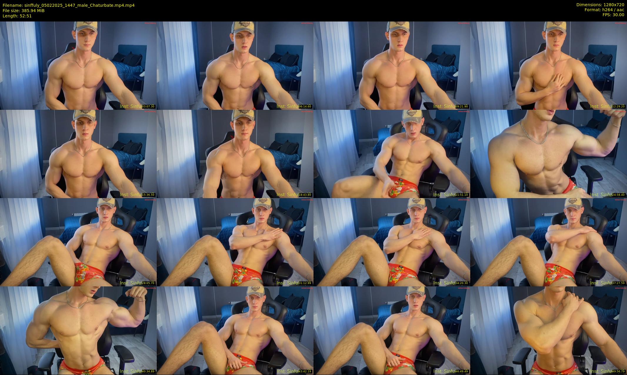 sinffuly — 53 minute Chaturbate male cam show recording, 720p, Feb 5, 2025