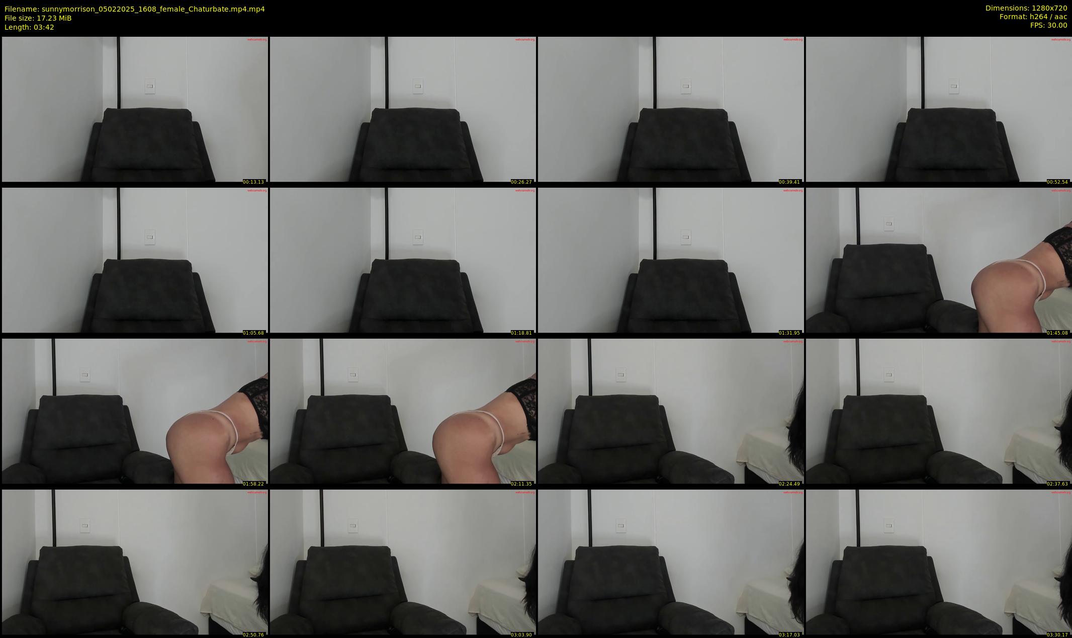 sunnymorrison — 4 minute Chaturbate female cam show recording, 720p, Feb 5, 2025