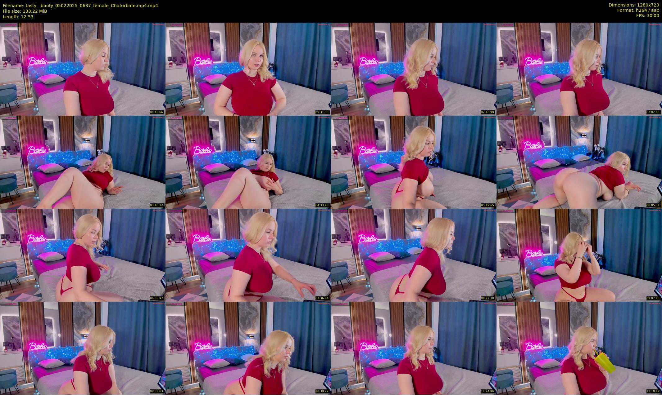 tasty__booty — 13 minute Chaturbate female cam show recording, 720p, Feb 5, 2025