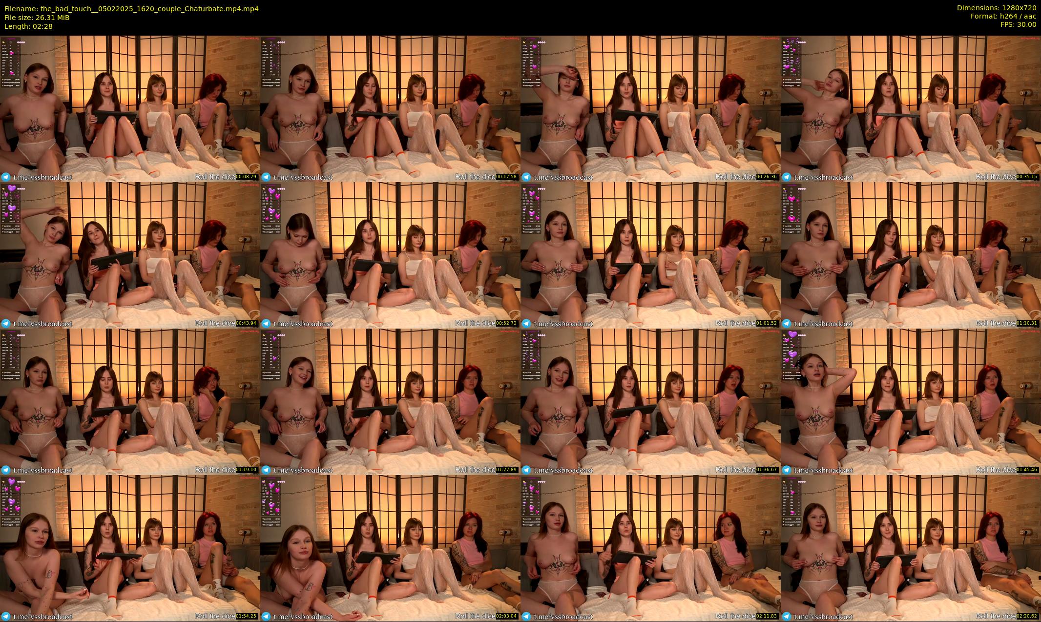 the_bad_touch_ — 3 minute Chaturbate couple cam show recording, 720p, Feb 5, 2025