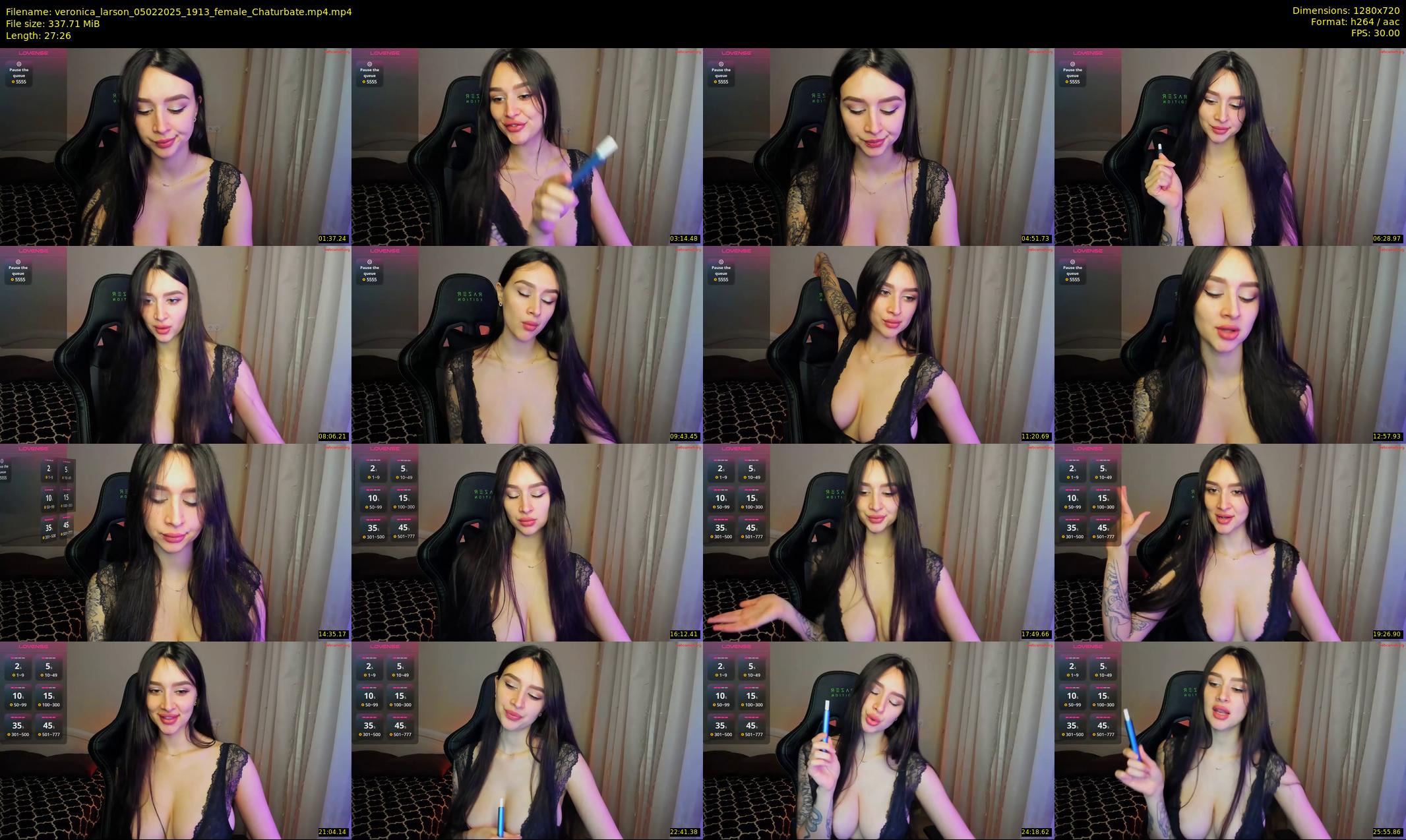 veronica_larson — 28 minute Chaturbate female cam show recording, 720p, Feb 5, 2025