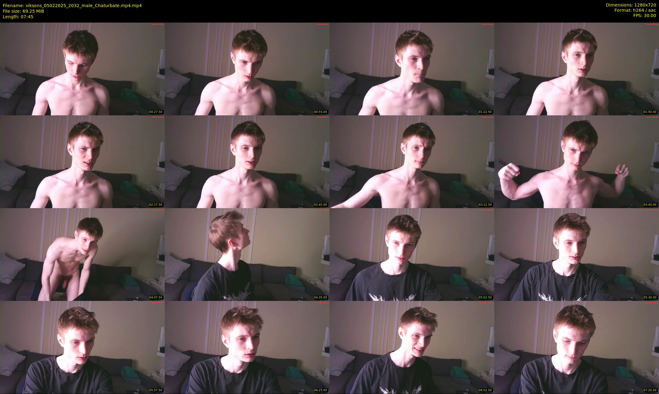 viksons — 8 minute Chaturbate male cam show recording, 720p, Feb 5, 2025