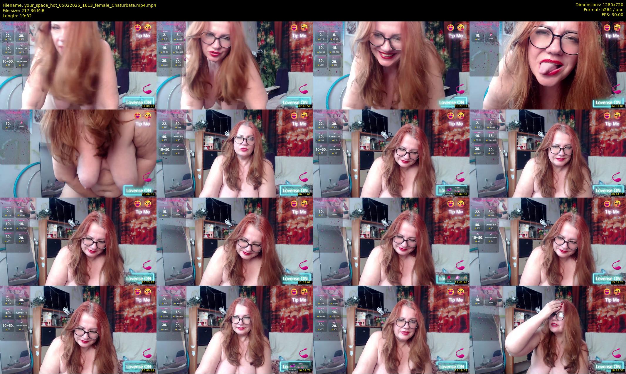 your_space_hot — 20 minute Chaturbate female cam show recording, 720p, Feb 5, 2025