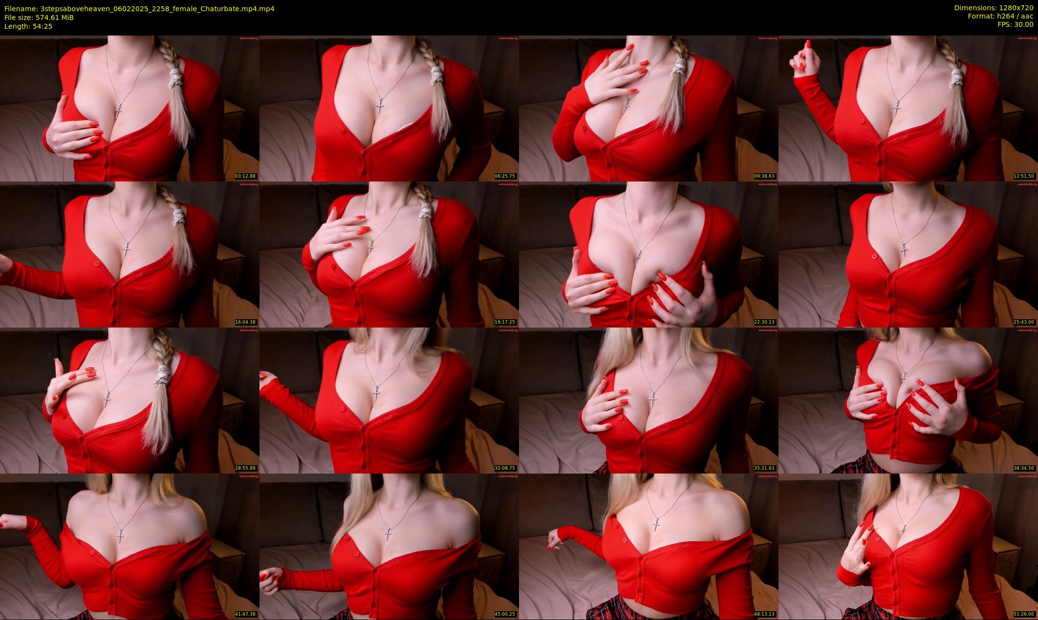 3stepsaboveheaven — 55 minute Chaturbate female cam show recording, 720p, Feb 6, 2025