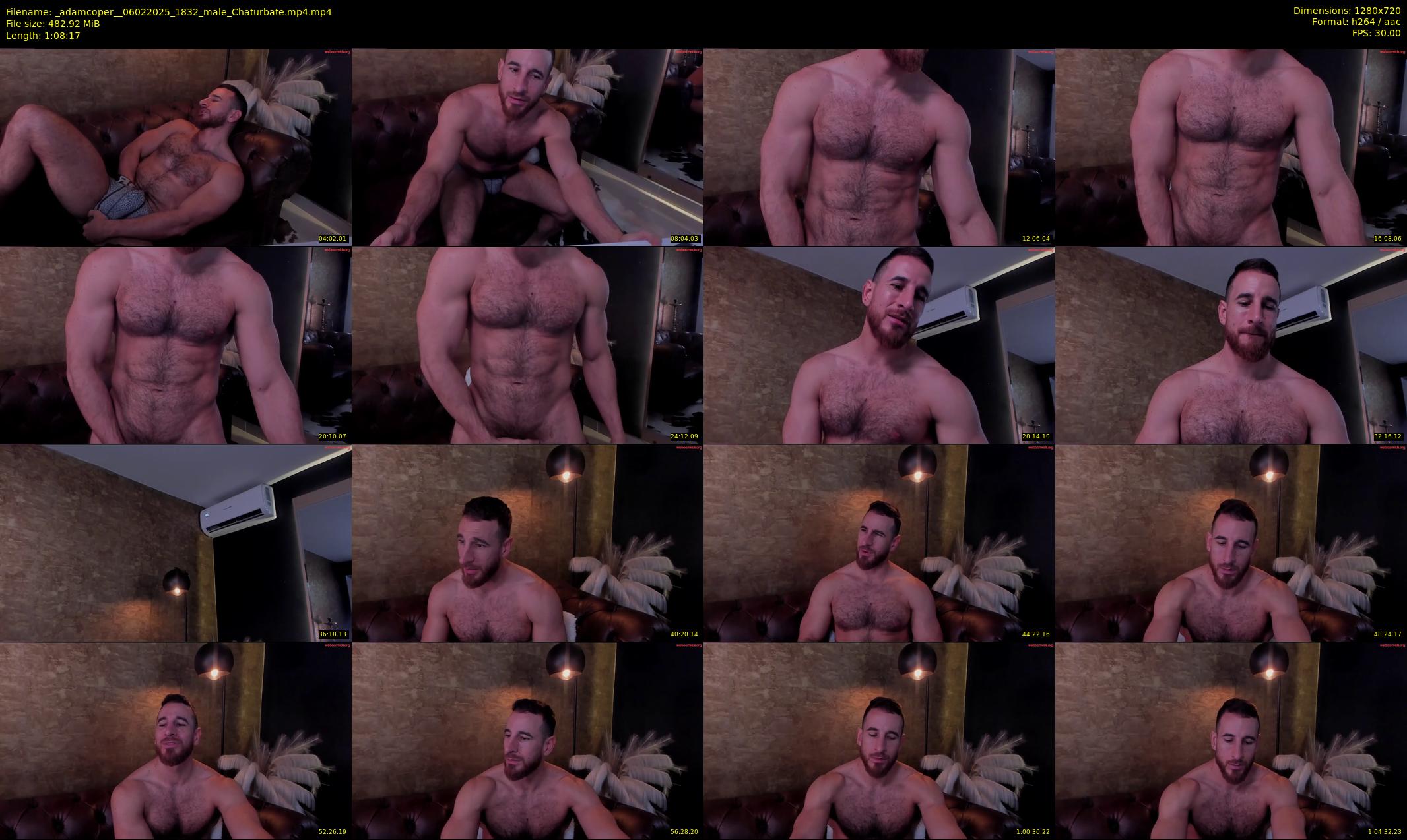 _adamcoper_ — 69 minute Chaturbate male cam show recording, 720p, Feb 6, 2025