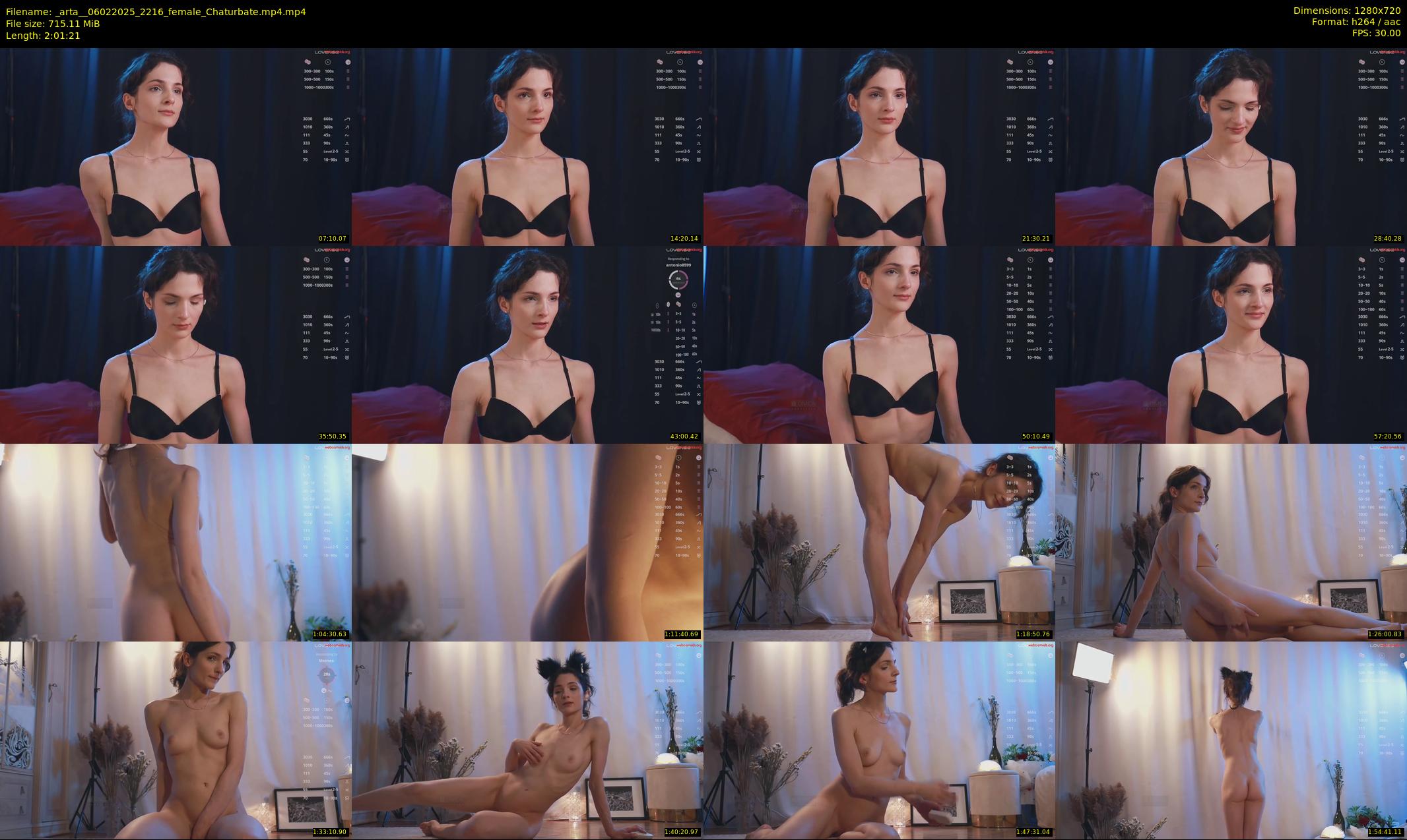 _arta_ — 122 minute Chaturbate female cam show recording, 720p, Feb 6, 2025
