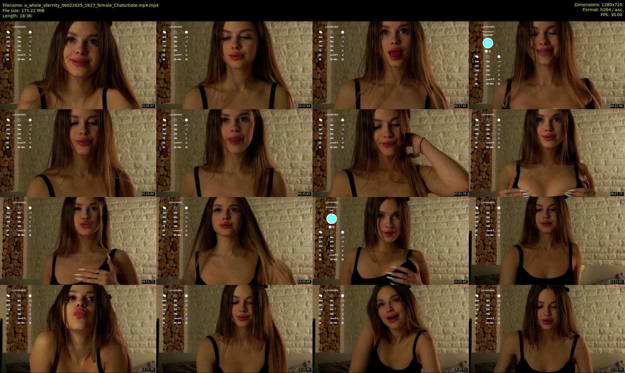 a_whole_eternity — 19 minute Chaturbate female cam show recording, 720p, Feb 6, 2025