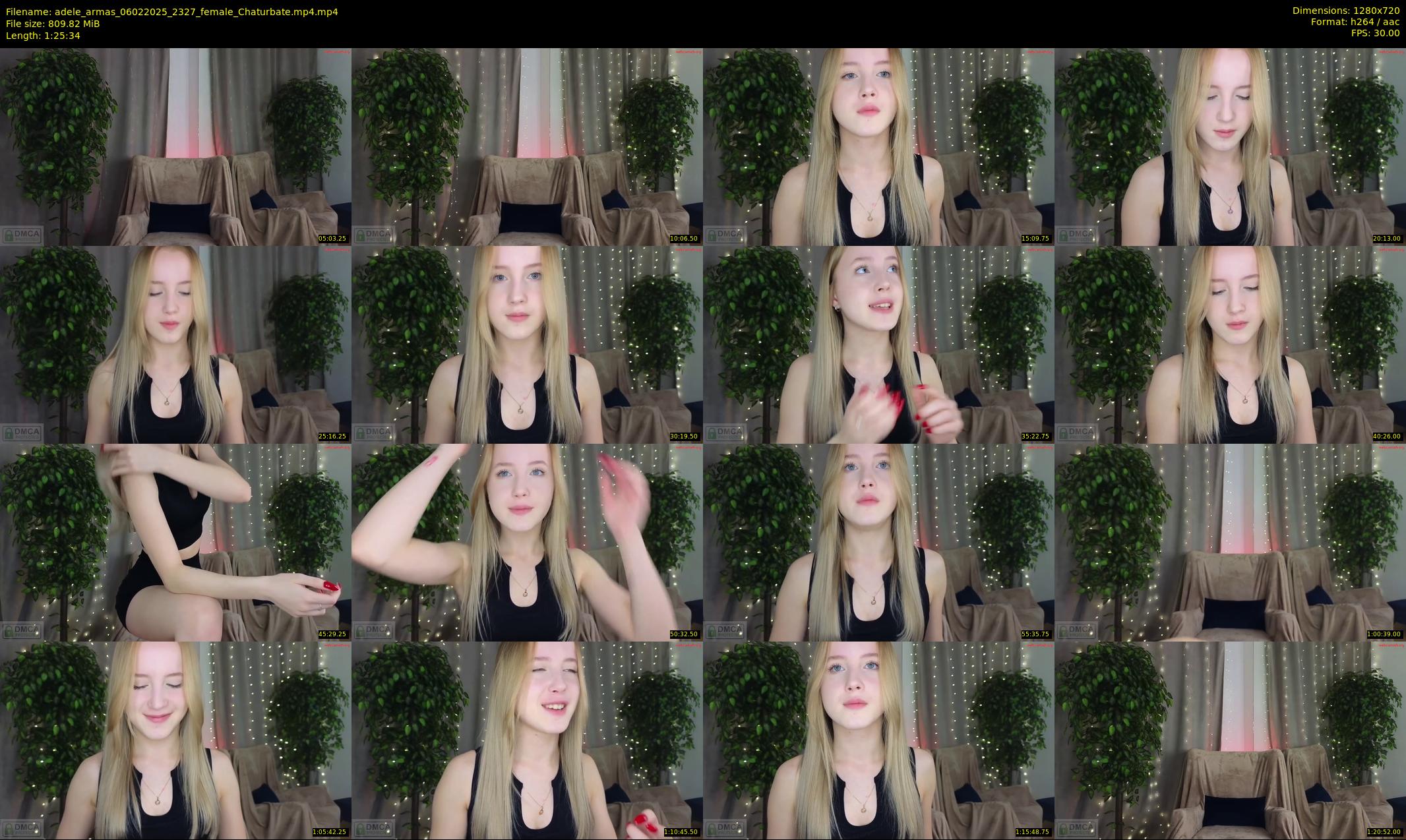 adele_armas — 86 minute Chaturbate female cam show recording, 720p, Feb 6, 2025
