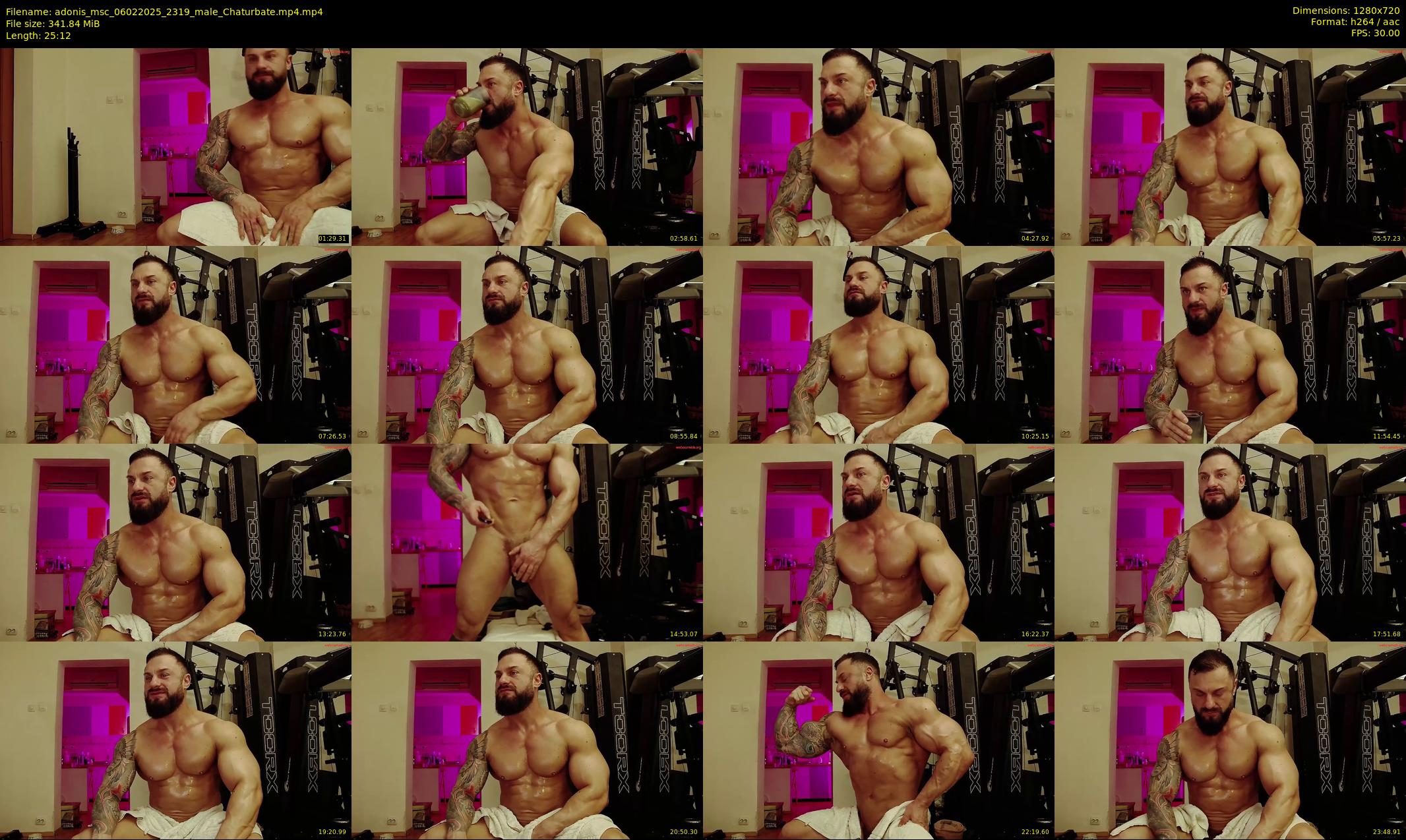 adonis_msc — 26 minute Chaturbate male cam show recording, 720p, Feb 6, 2025
