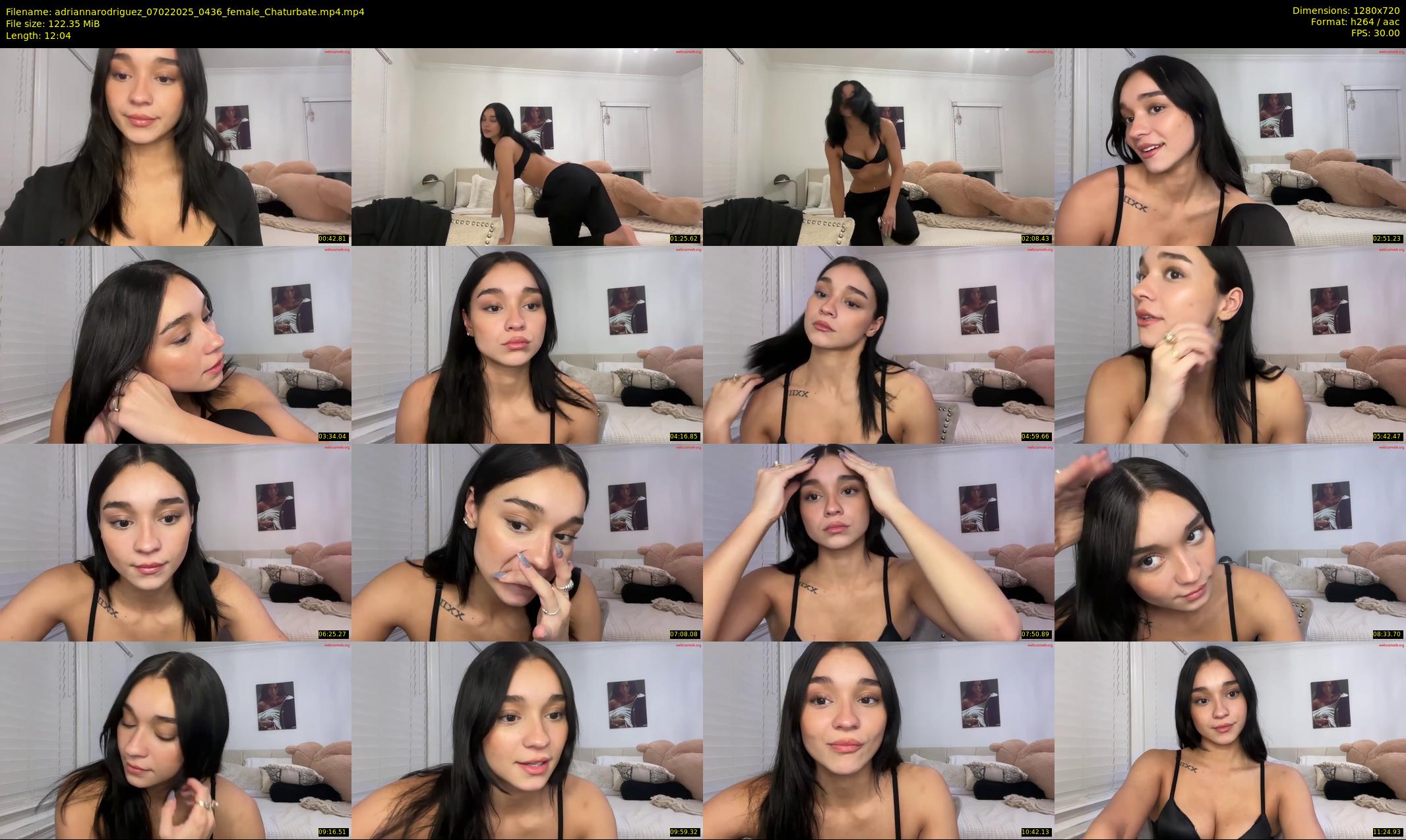 adriannarodriguez — 13 minute Chaturbate female cam show recording, 720p, Feb 7, 2025