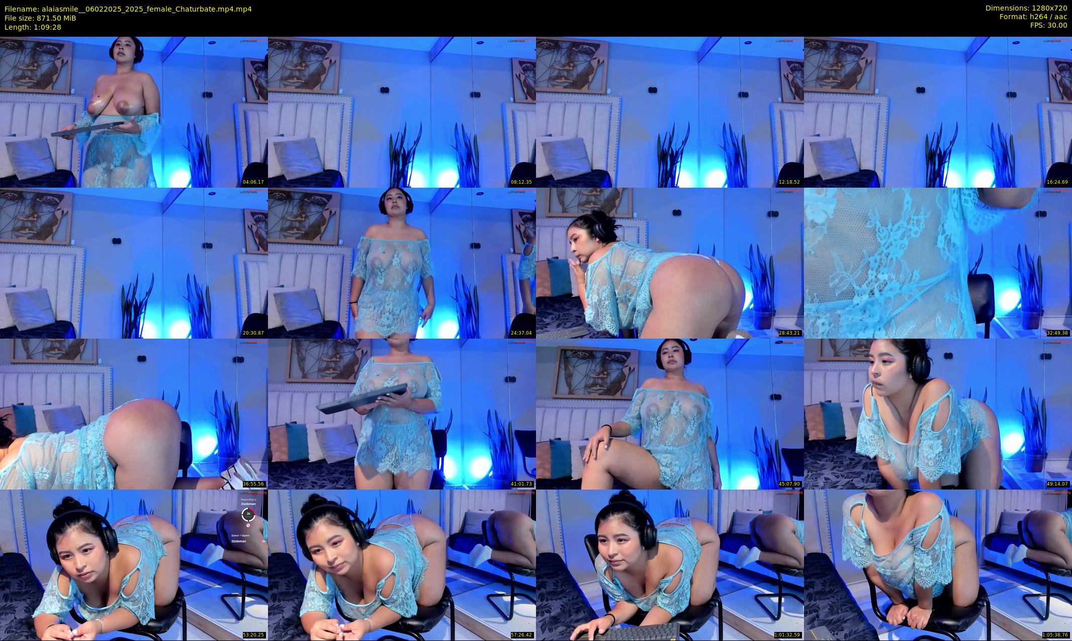 alaiasmile_ — 70 minute Chaturbate female cam show recording, 720p, Feb 6, 2025